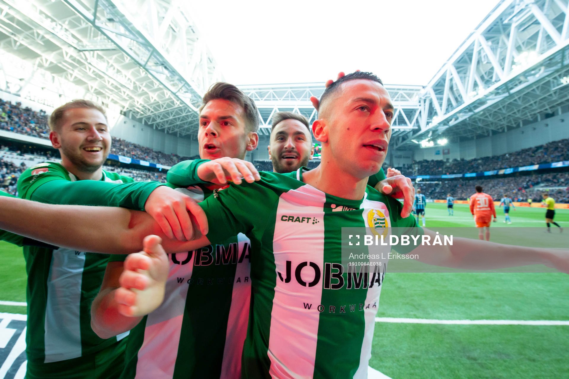 Hammarbys Nikola Djurdjic jublar