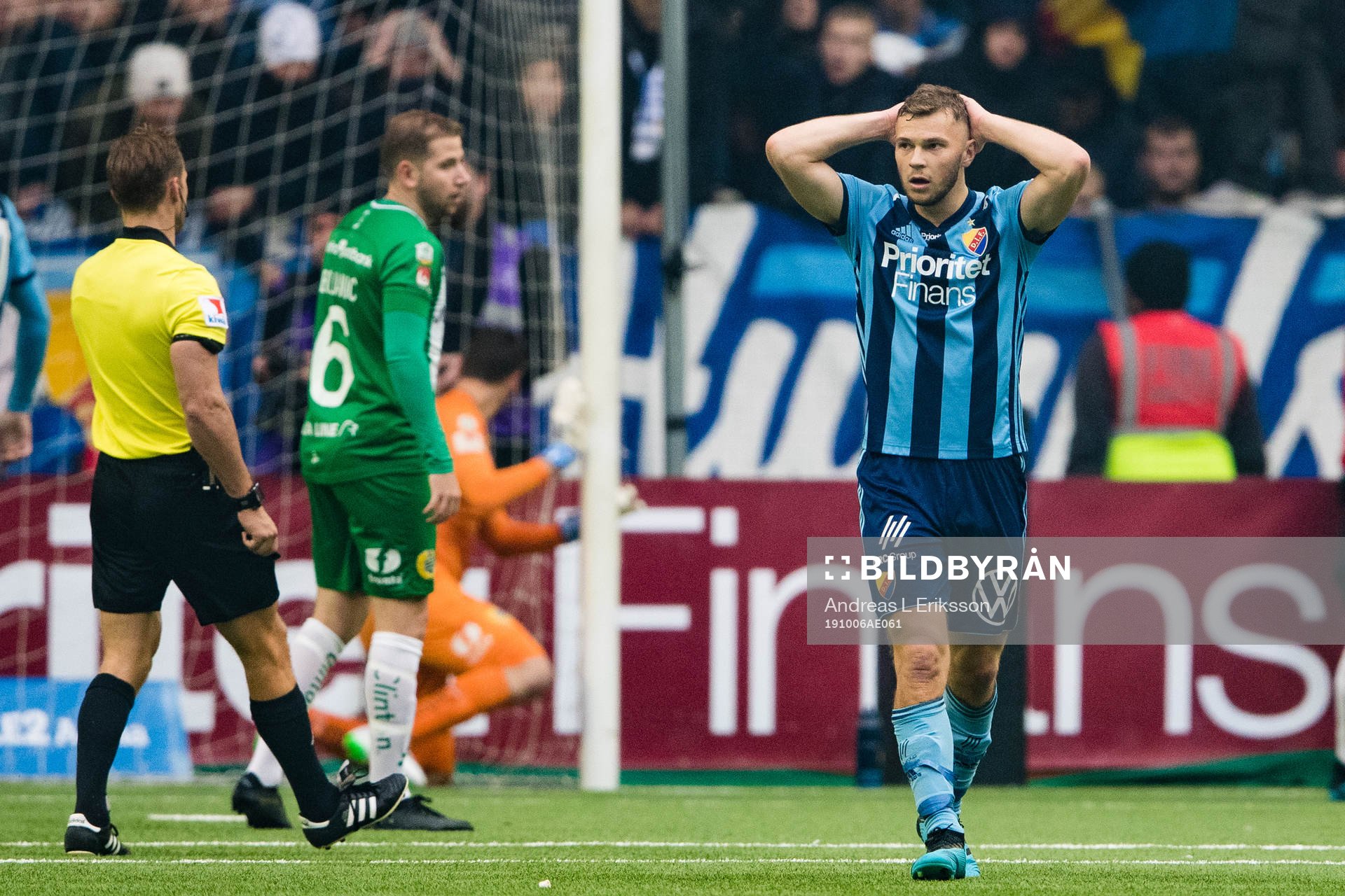 Djurgårdens Jesper Karlström deppar