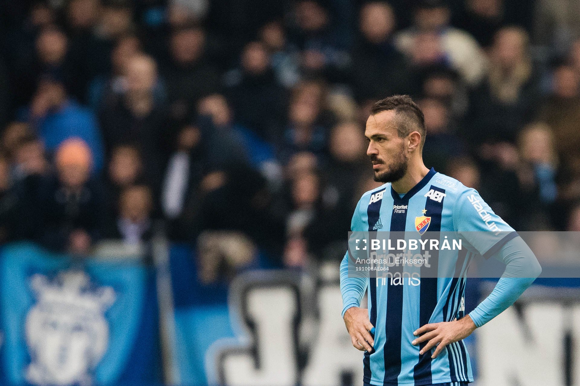 Djurgårdens Emir Kujovic deppar