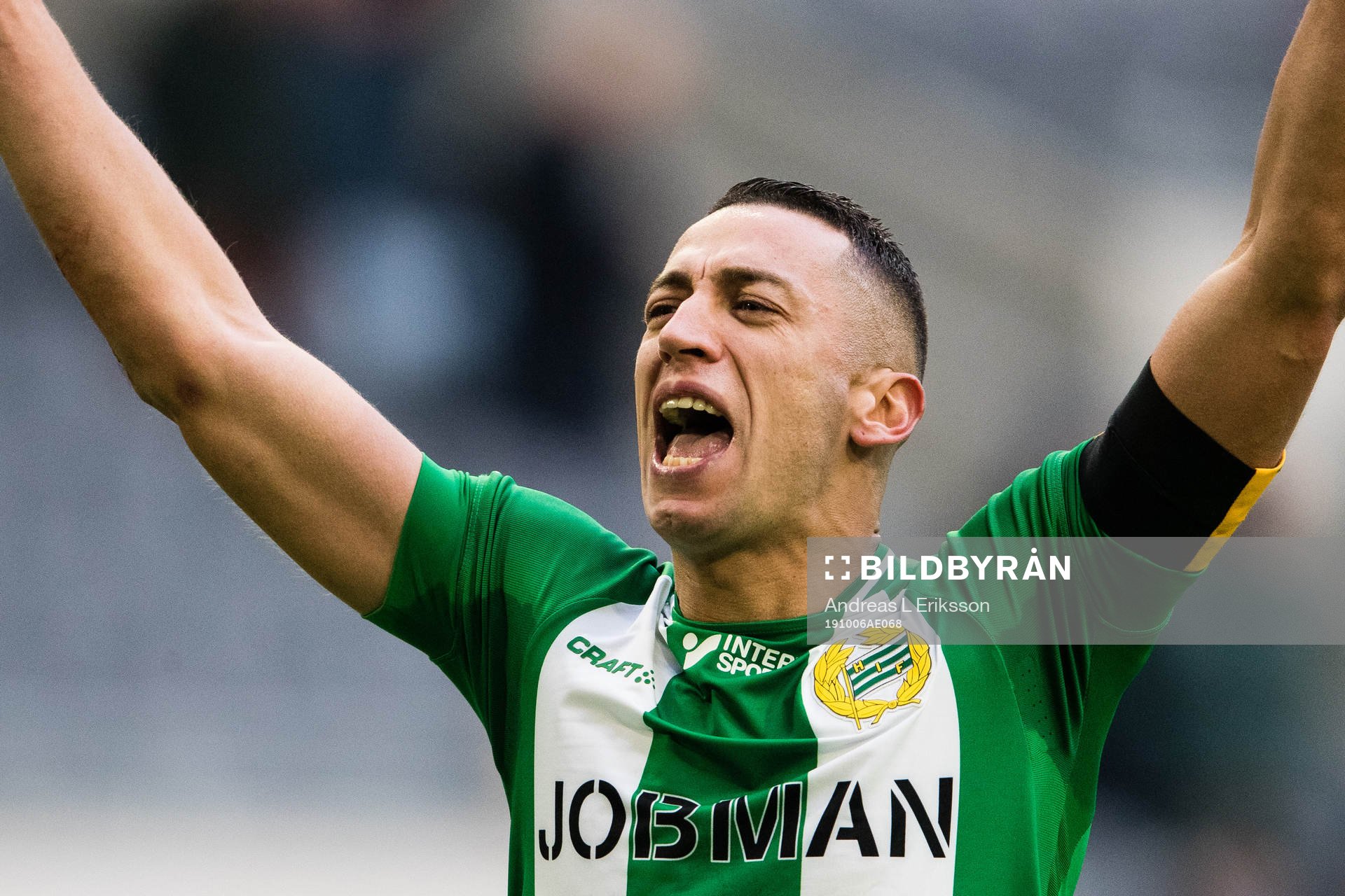 Hammarbys Nikola Djurdjic jublar