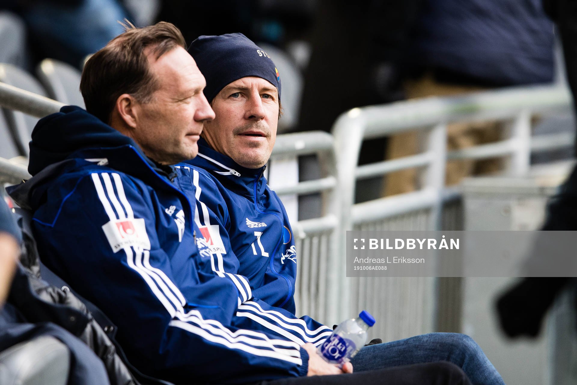 Djurgårdens tränare Kim Bergstrand och tränare Thomas