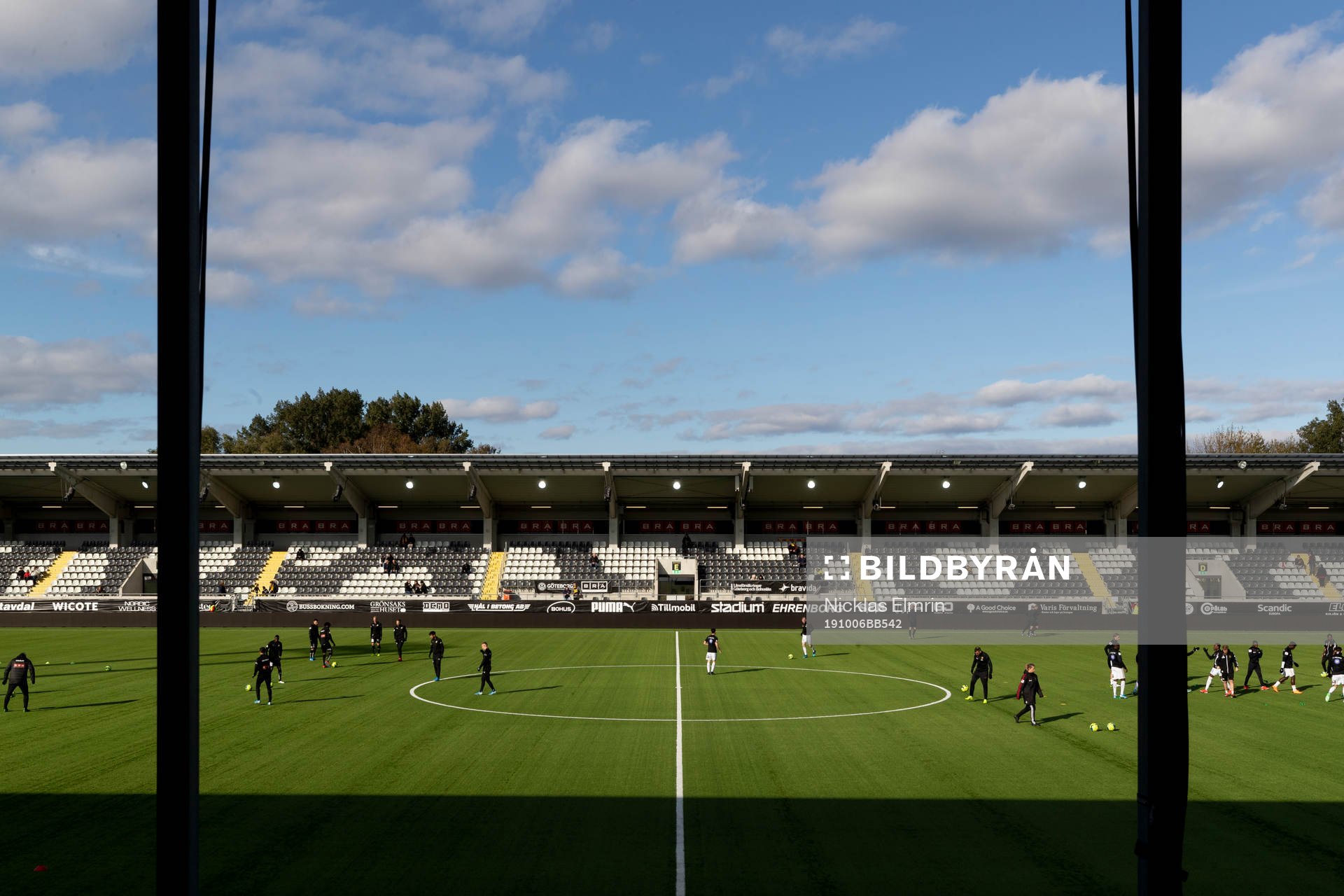 Vy över Bravida Arena