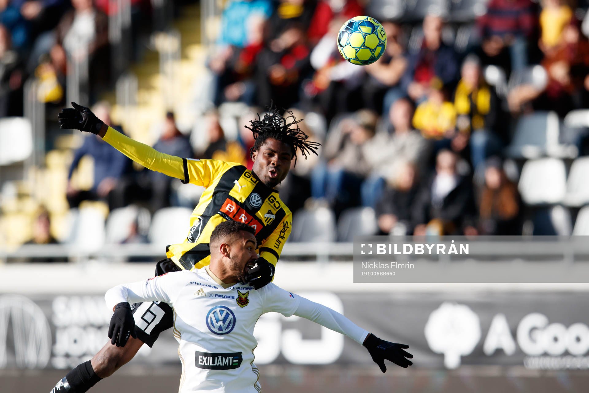 Häckens Kwame Kizito och Östersunds Noah Sonko Sundberg