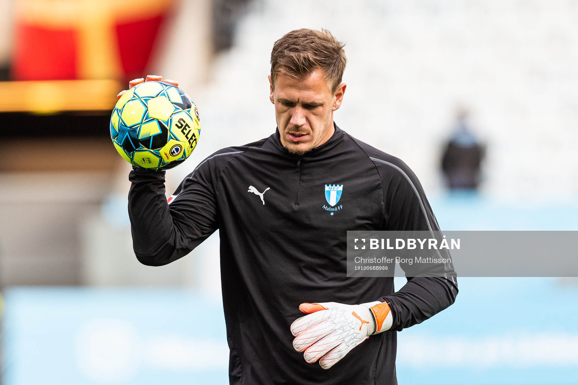 Malmö FFs målvakt Johan Dahlin