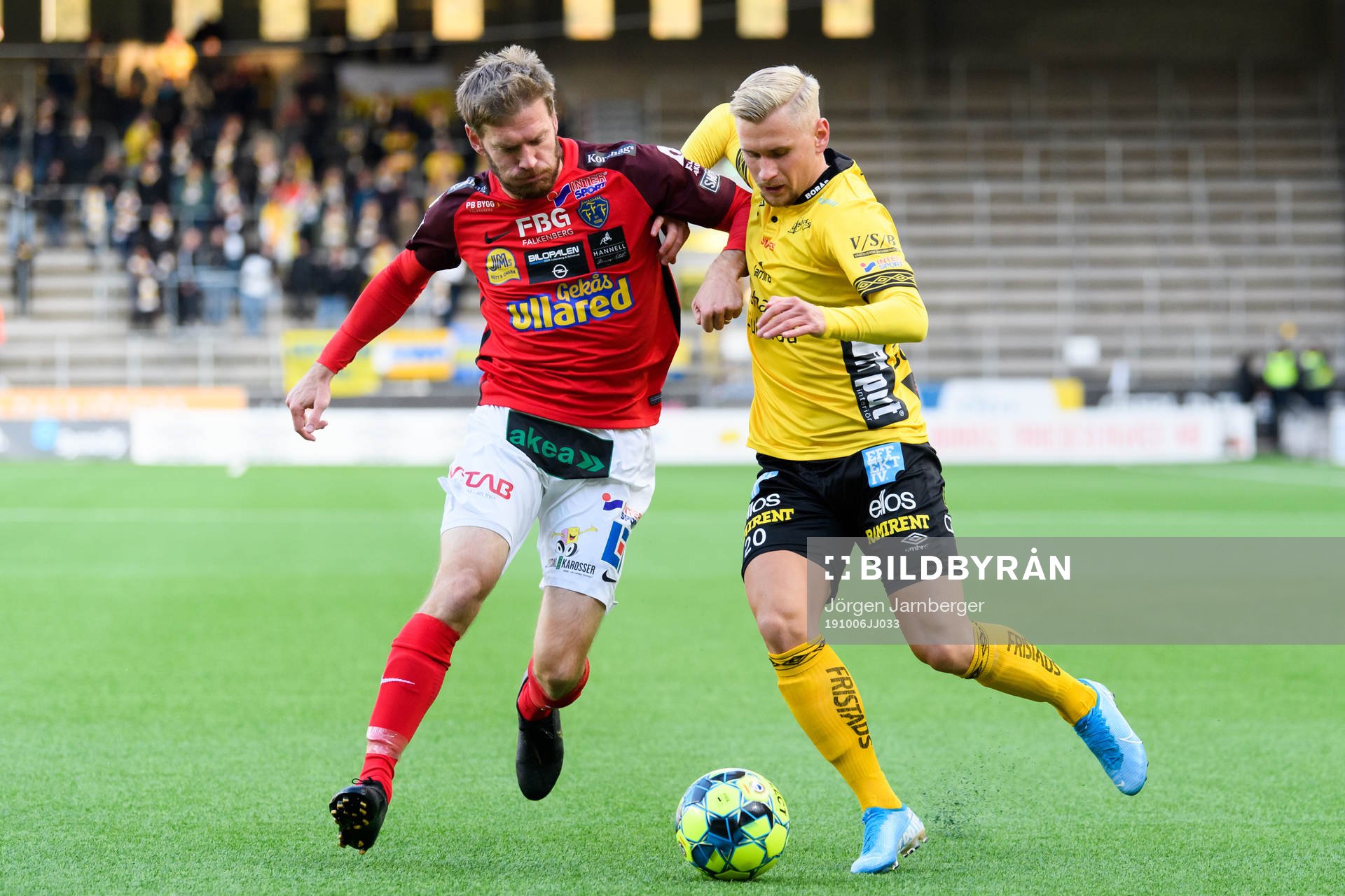 Falkenbergs Karl Söderström och Elfsborgs Simon Strand