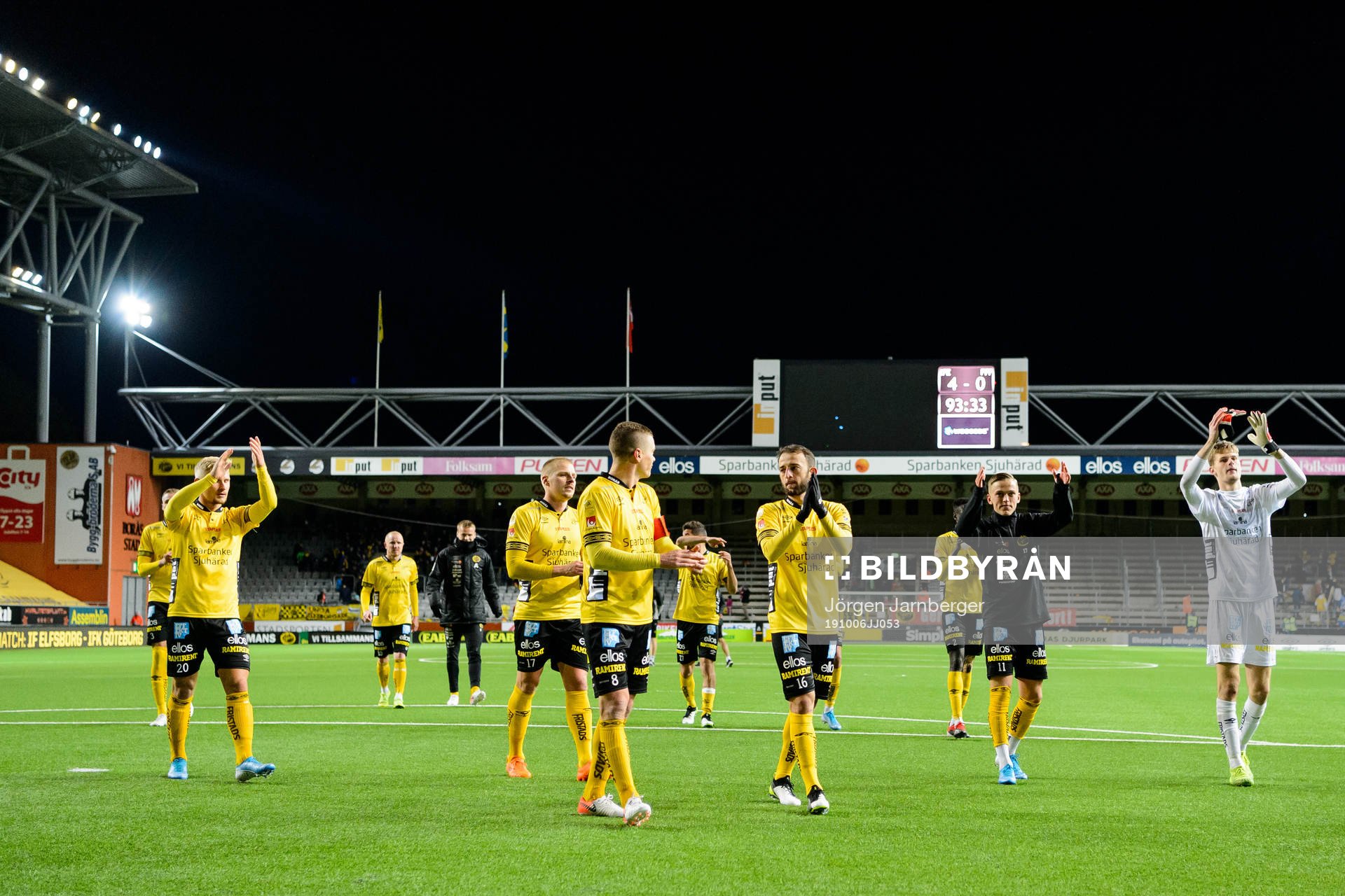 Elfsborgs spelare jublar