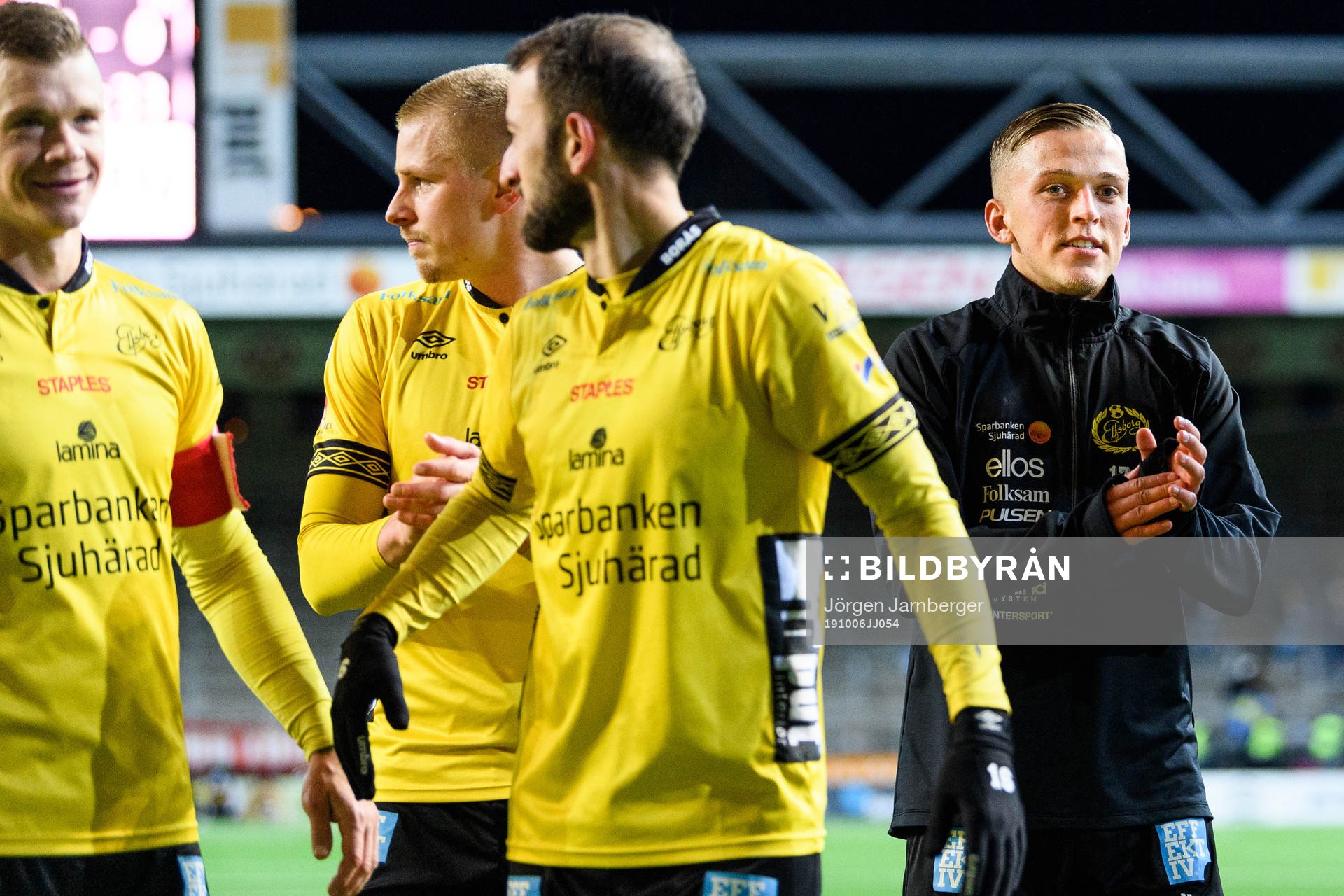 Elfsborgs Jesper Karlsson är glad efter fotbollsmatchen i Allsvenskan mellan Elfsborg och Falkenberg den 6 oktober 2019 i Borås.