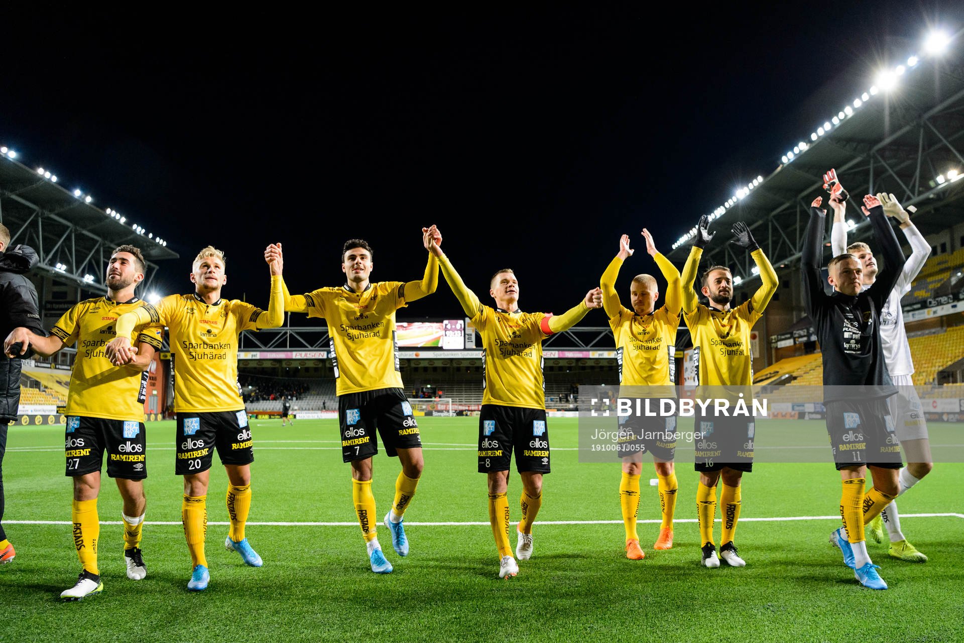 Elfsborgs spelare jublar