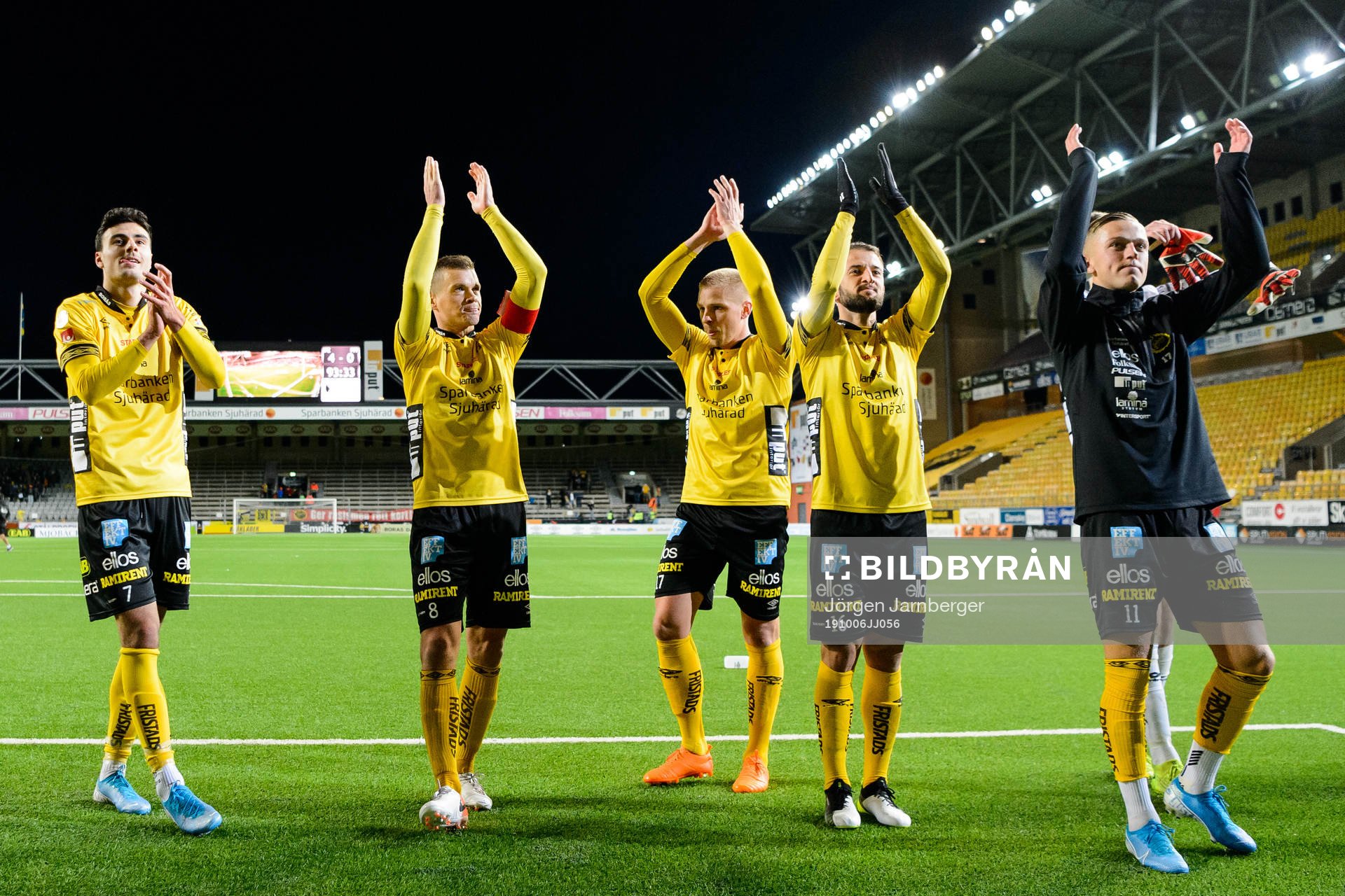 Elfsborgs spelare jublar