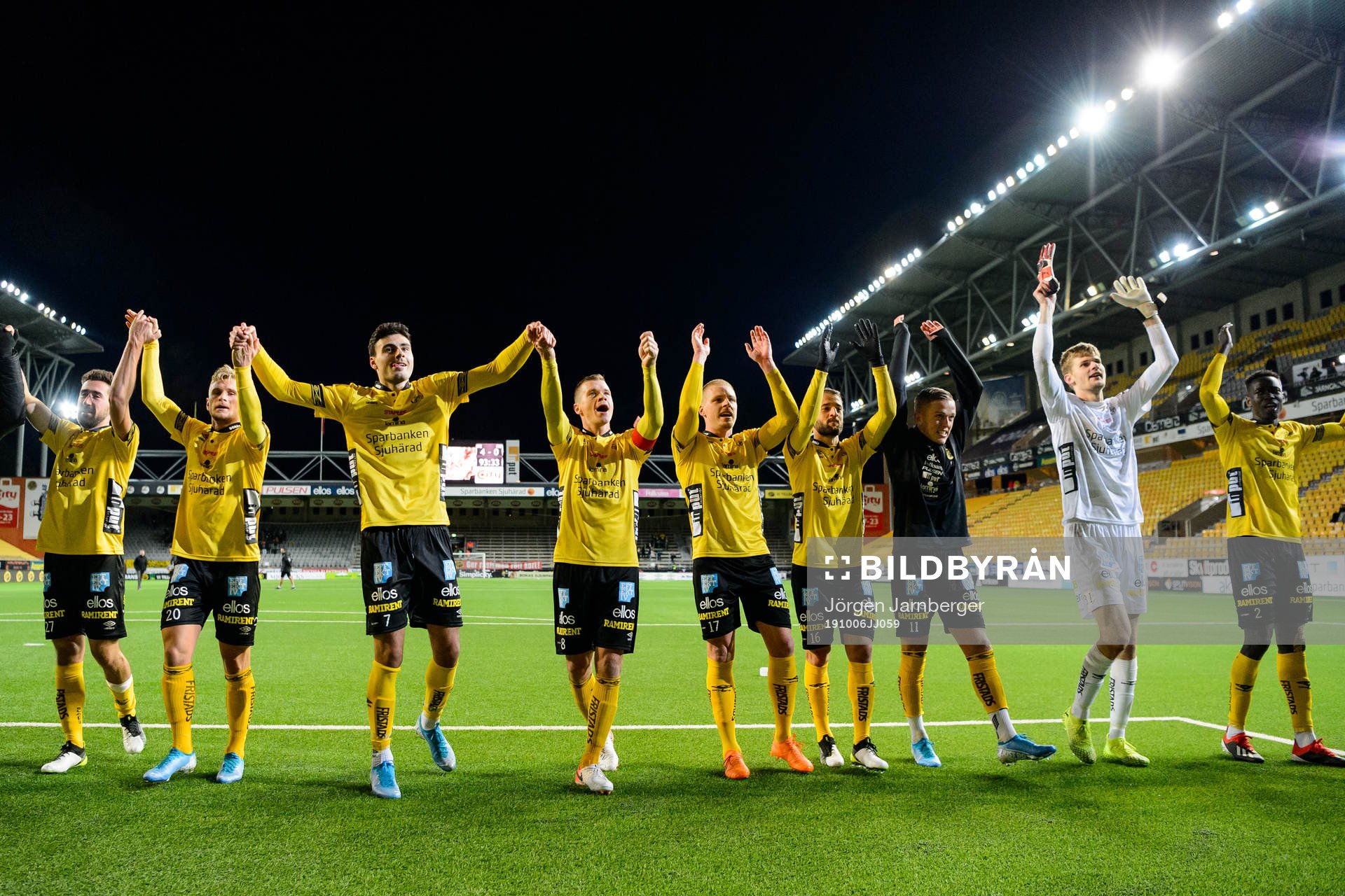 Elfsborgs spelare jublar
