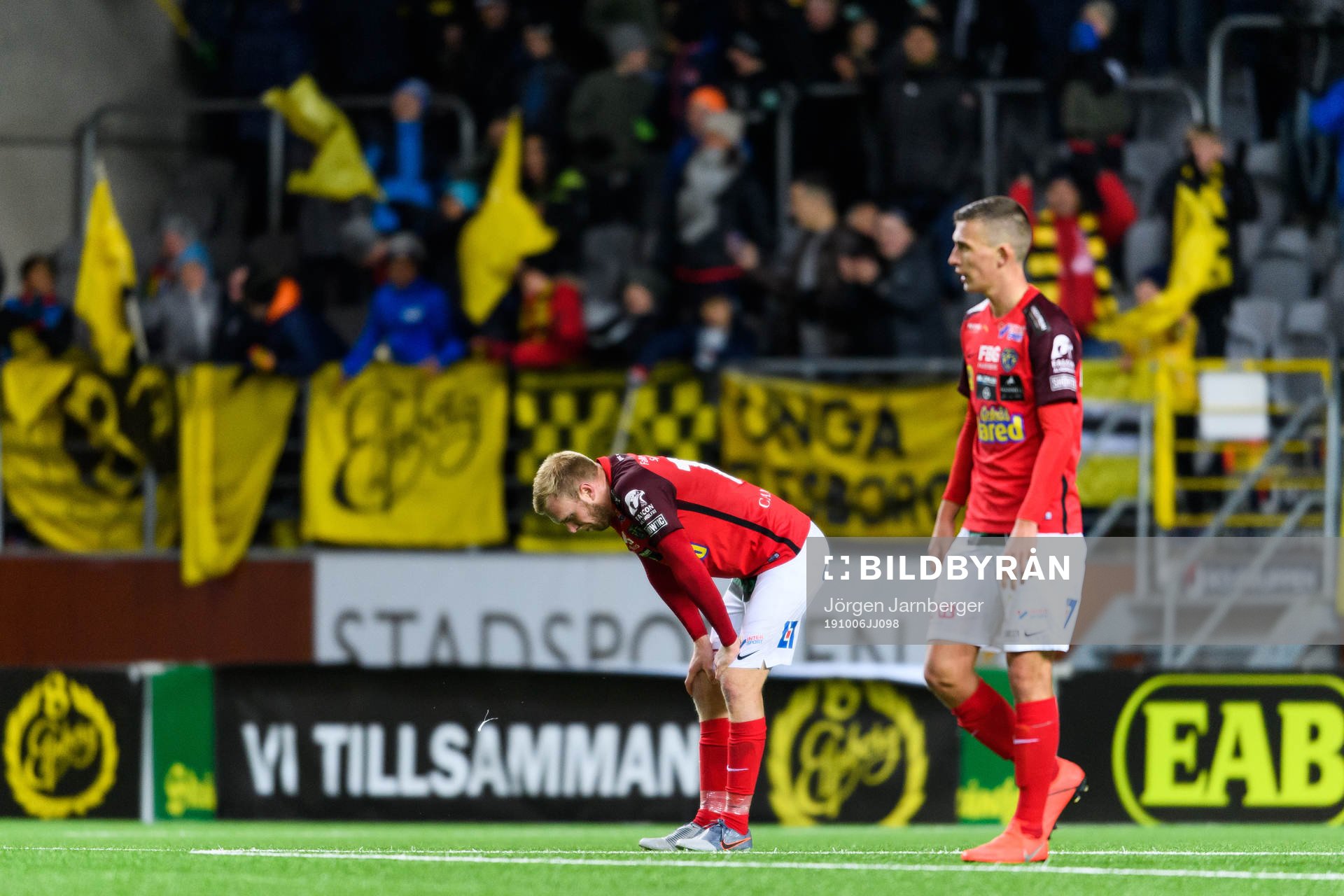 Falkenbergs spelare deppar