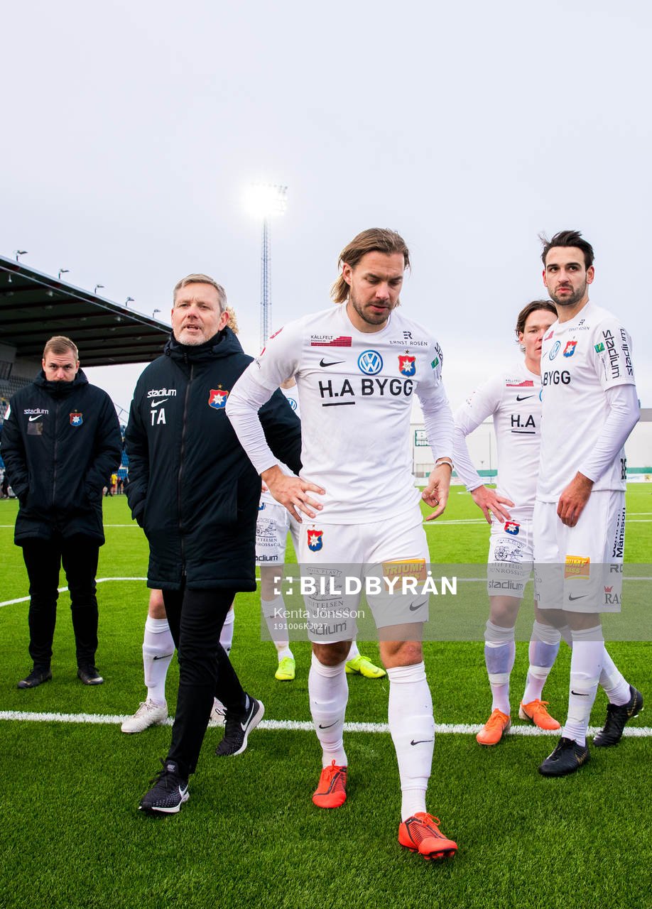 Örgrytes tränare Thomas Askebrand, Danny Ervik och Oliver