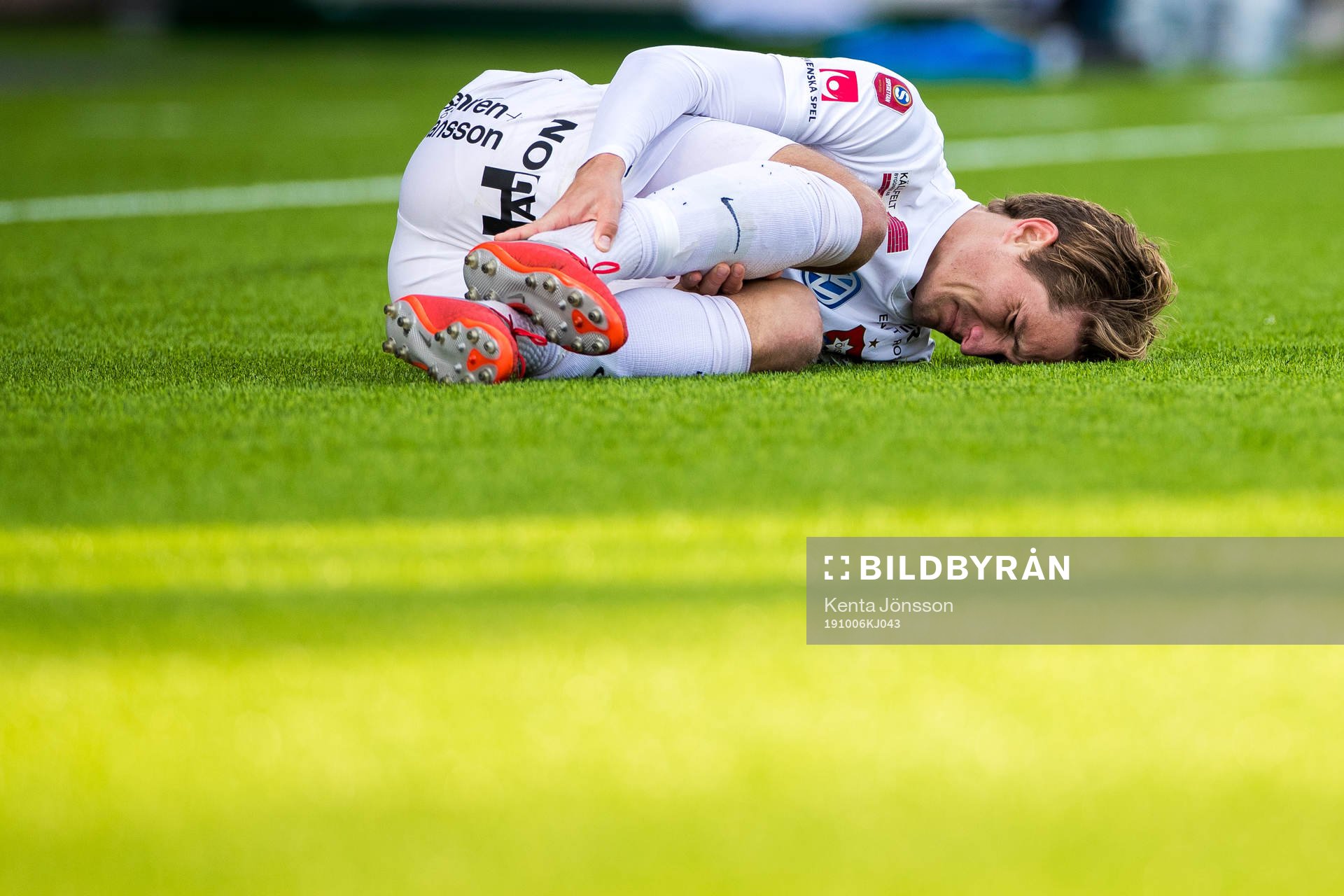 Örgrytes Jakob Lindström har ont