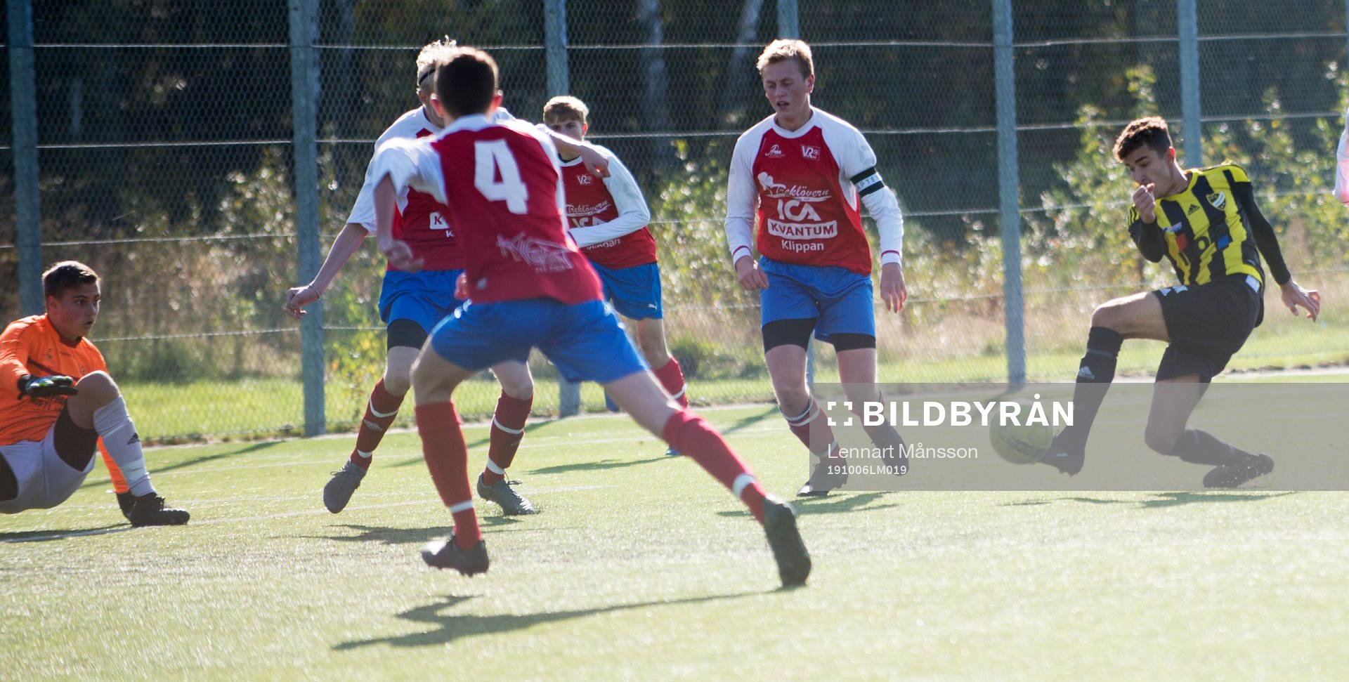 i matchen för pojkar födda 2003 mellan IFK Hässleholm