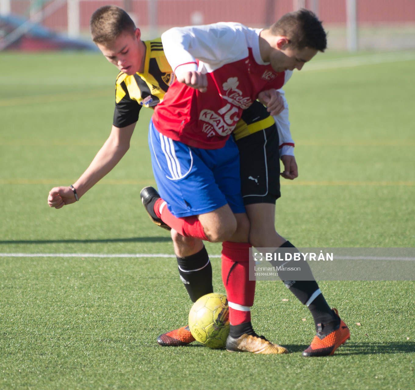 i matchen för pojkar födda 2003 mellan IFK Hässleholm