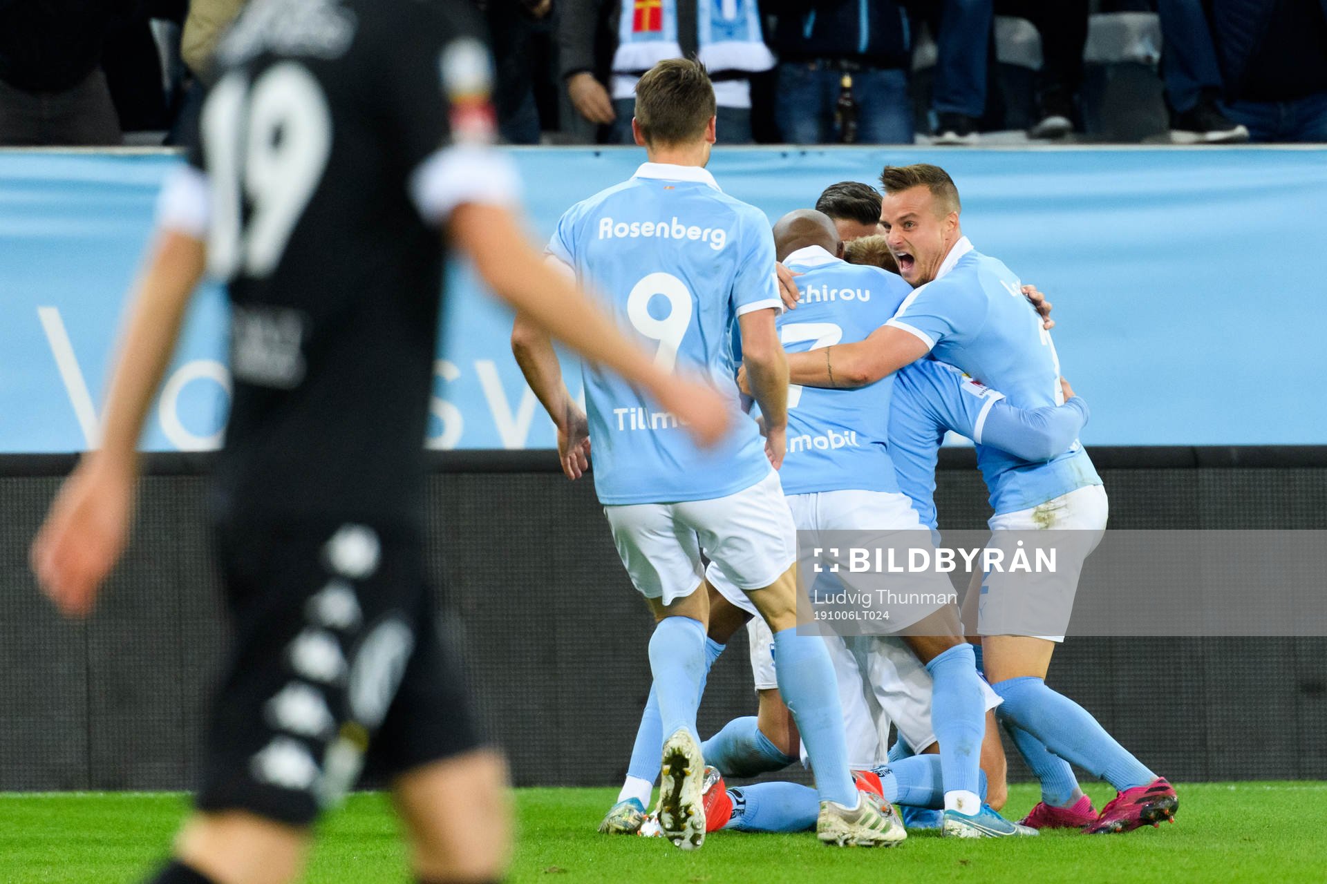 Malmö FFs spelare jublar