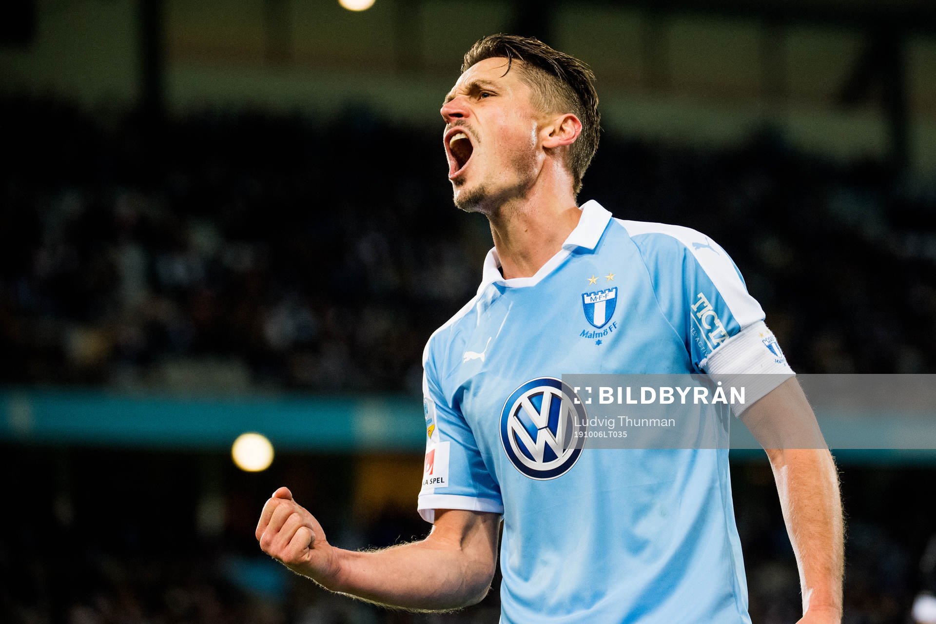 Malmö FFs Markus Rosenberg jublar
