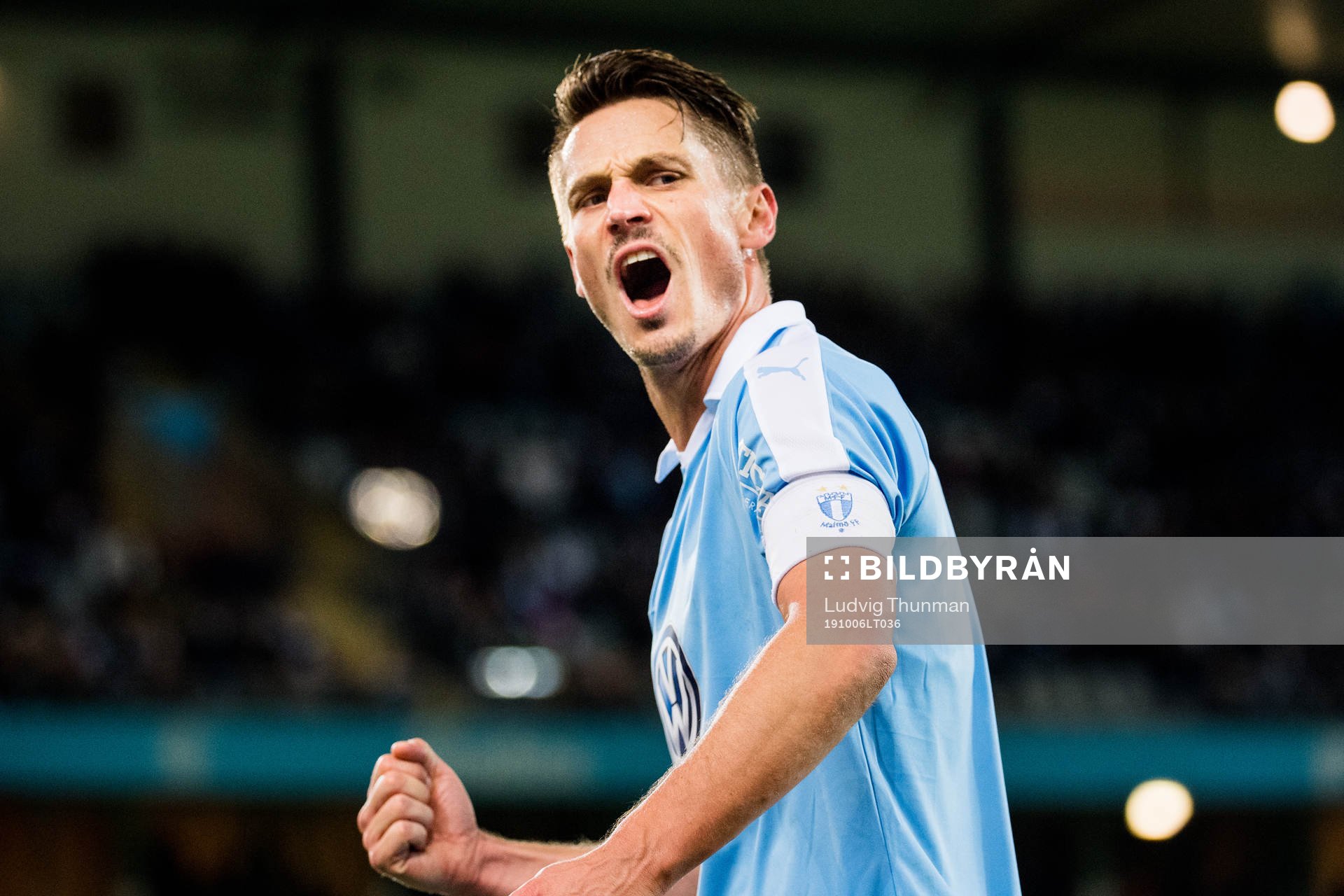 Malmö FFs Markus Rosenberg jublar