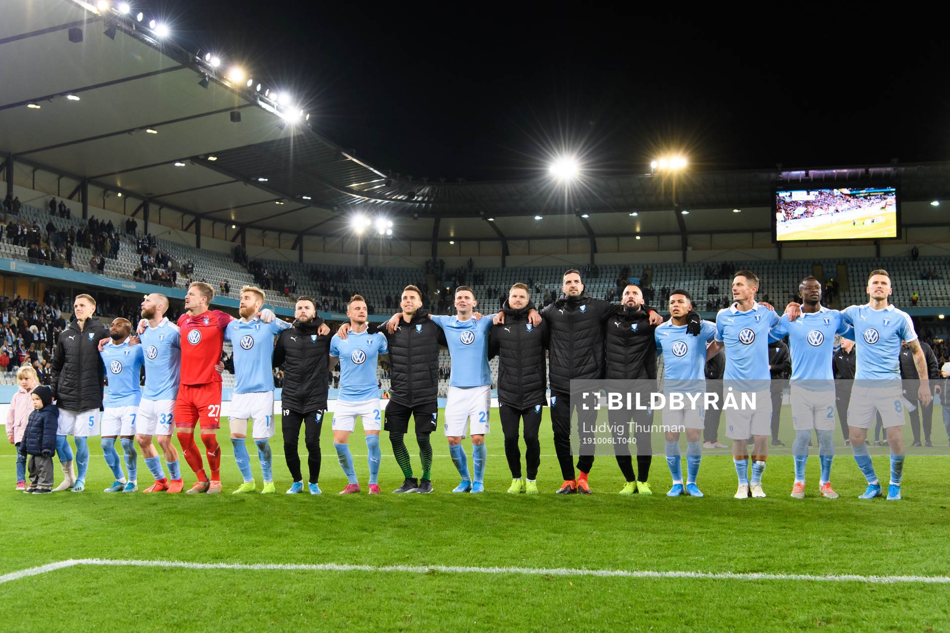 Malmö FFs spelare jublar