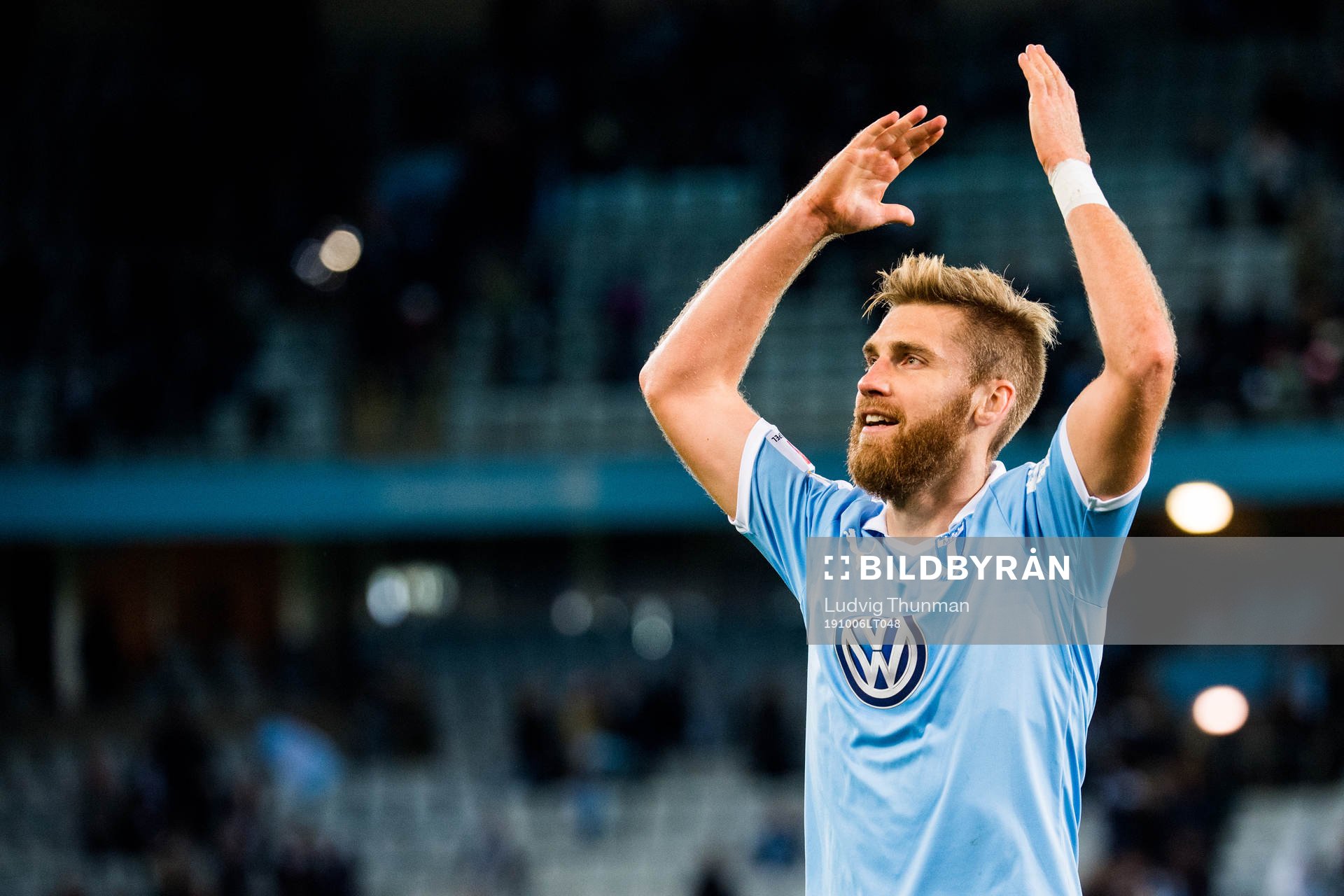 Malmö FFs Rasmus Bengtsson jublar