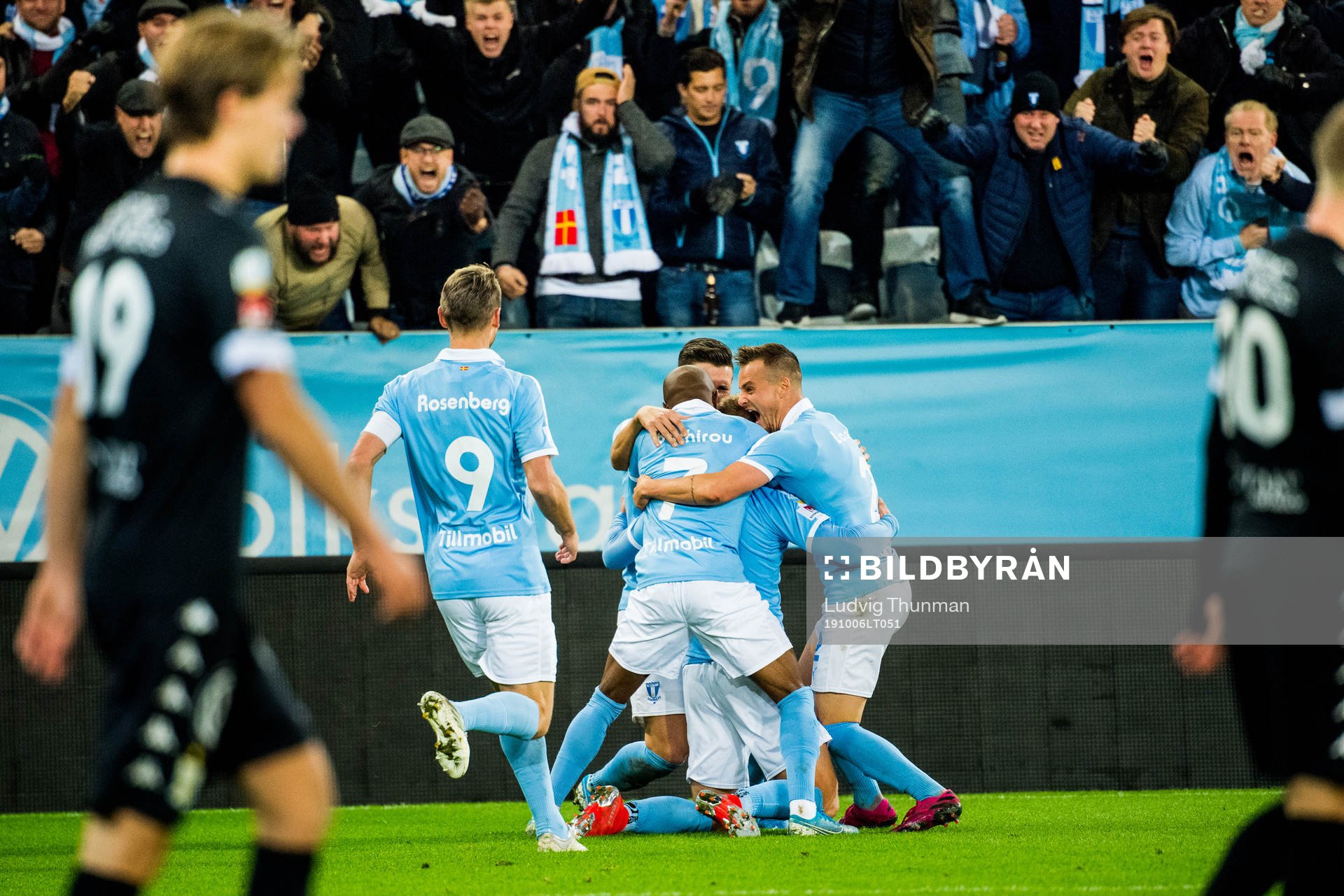 Malmö FFs spelare jublar