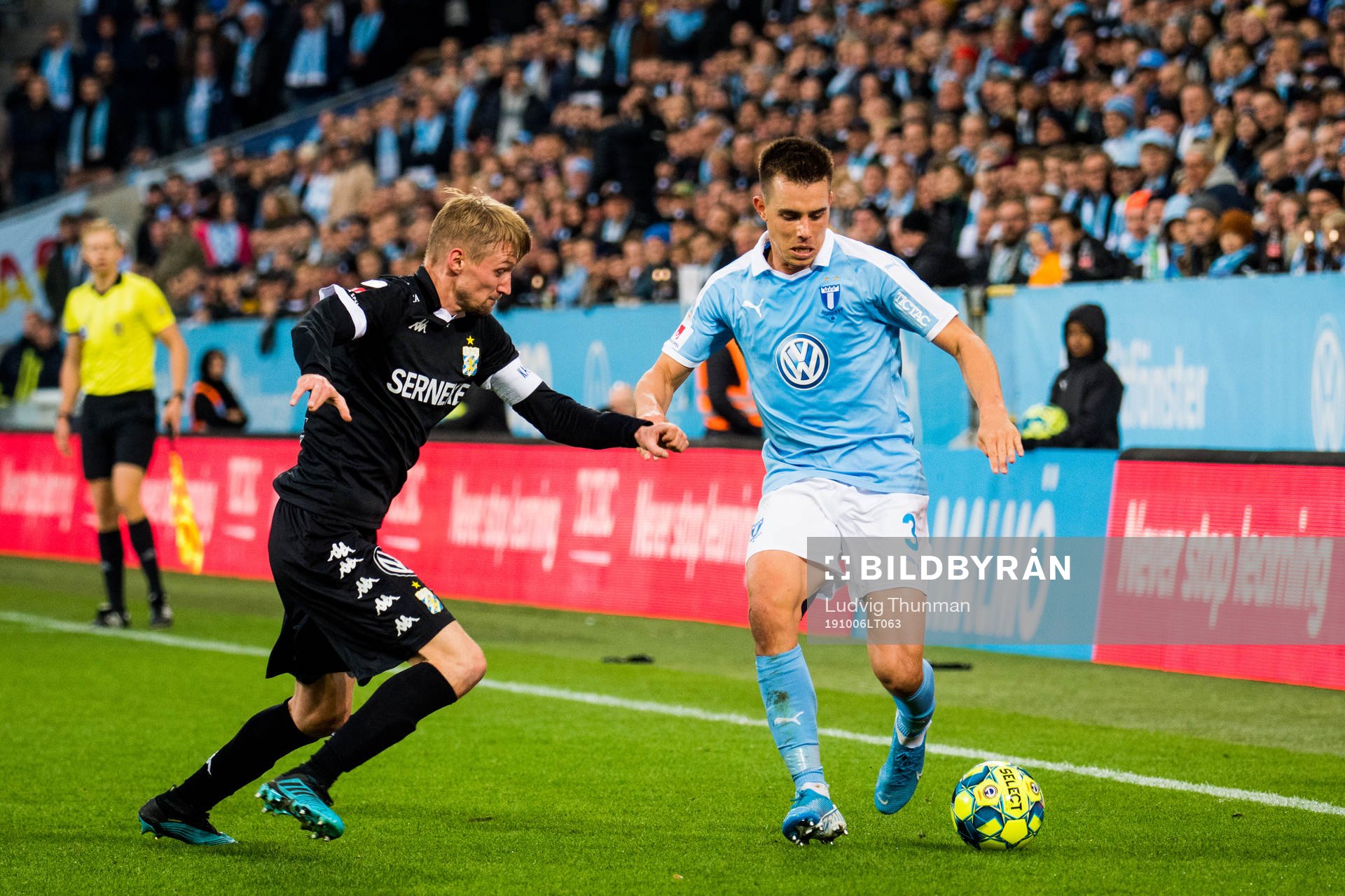 IFK Göteborgs Sebastian Eriksson och Malmö FFs Jonas