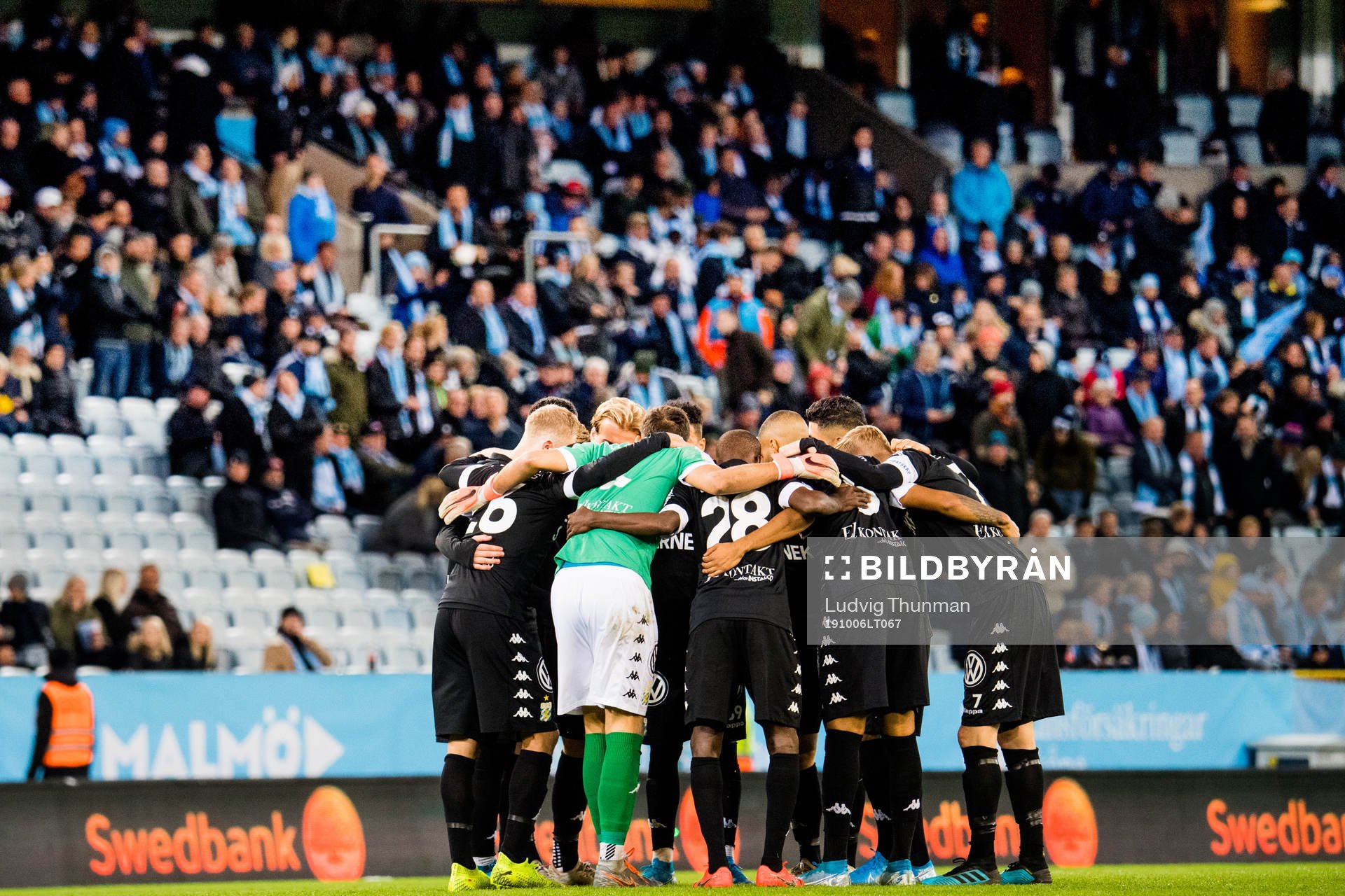 IFK Göteborgs spelare samlas
