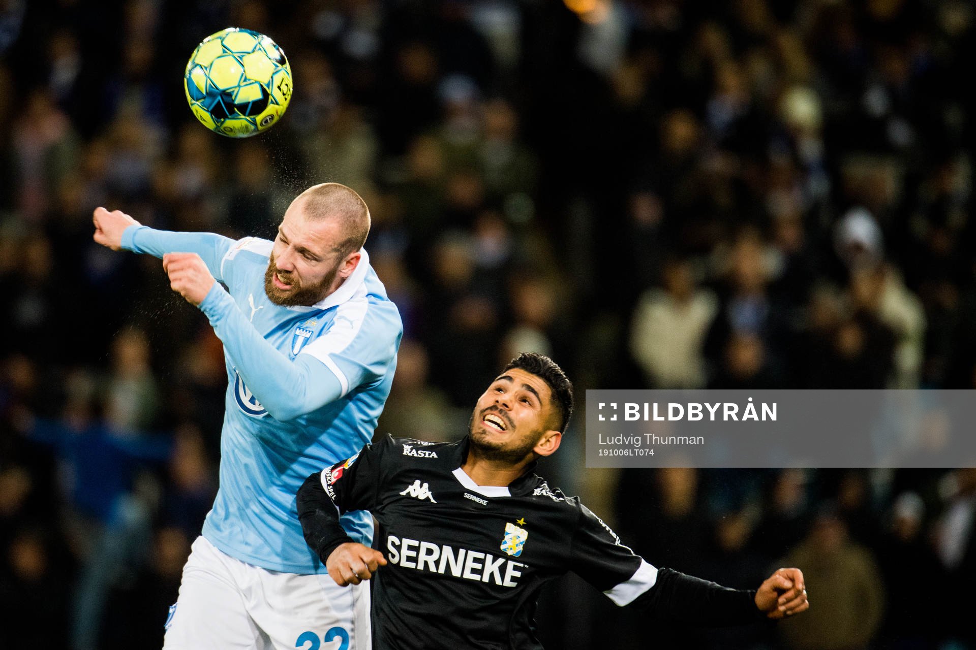 Malmö FFs Jo Inge Berget och IFK Göteborgs Hosam Aiesh