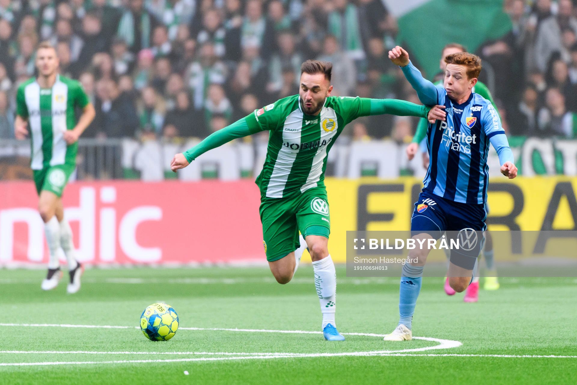 Hammarbys Muamer Tanković och Djurgårdens Aslak Witry