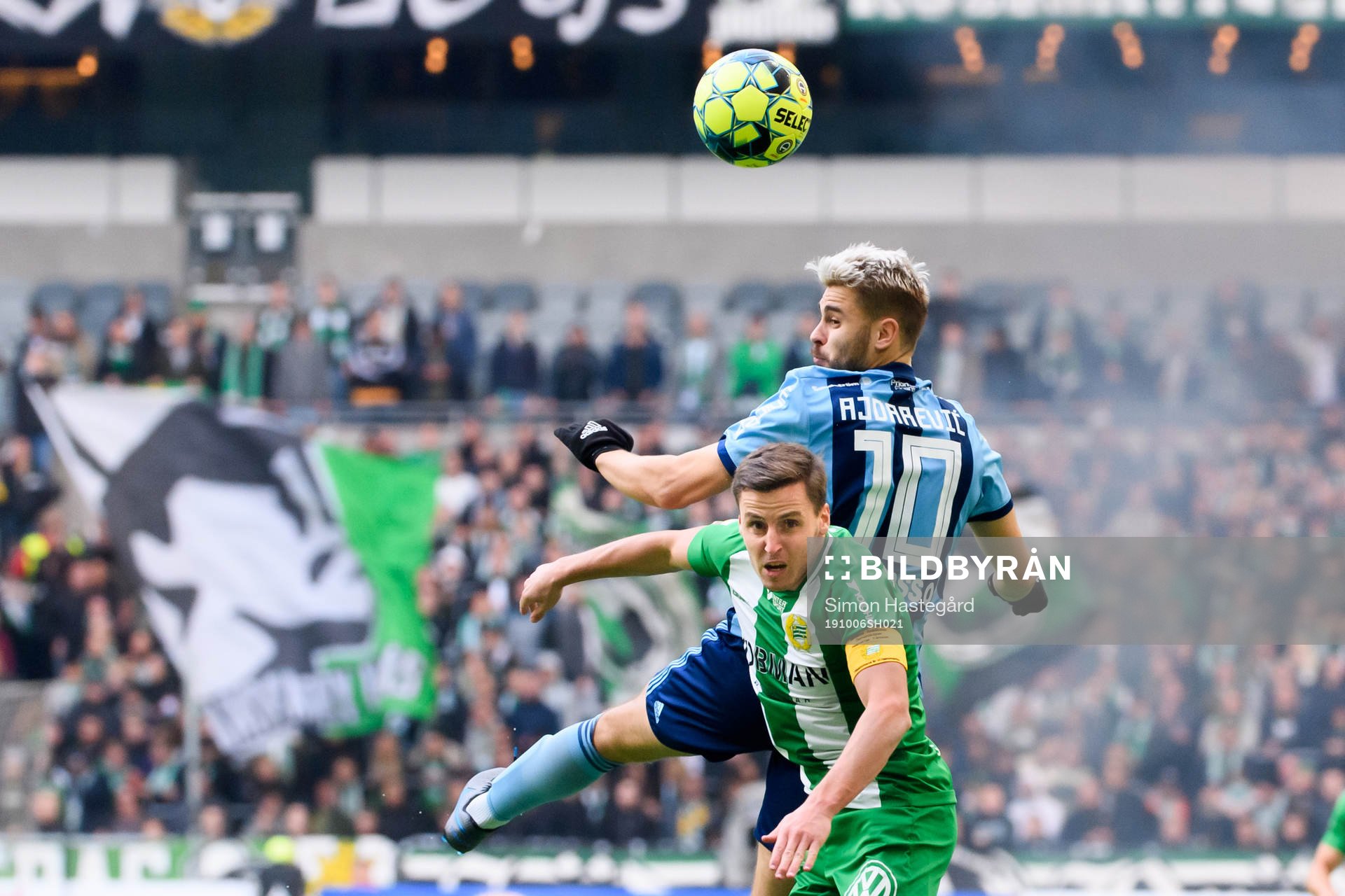 Nickduell mellan Hammarbys Jeppe Andersen och Djurgårdens