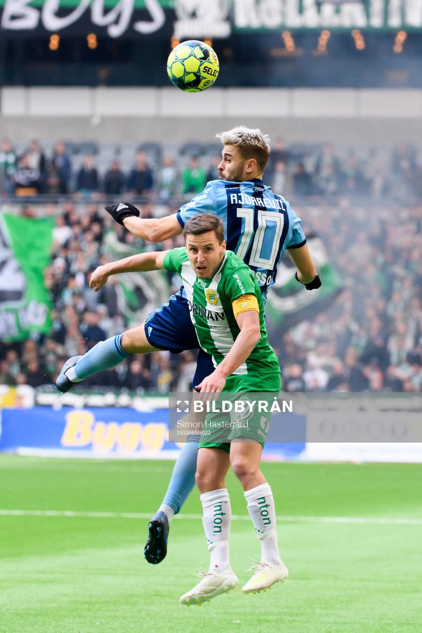 Nickduell mellan Hammarbys Jeppe Andersen och Djurgårdens