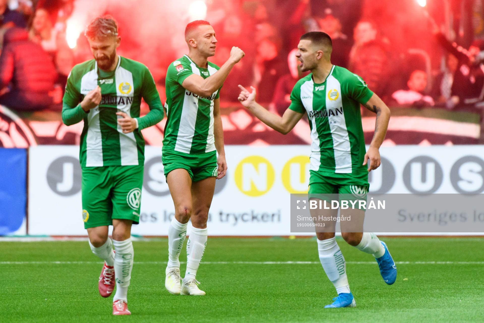Hammarbys Nikola Djurdjic jublar