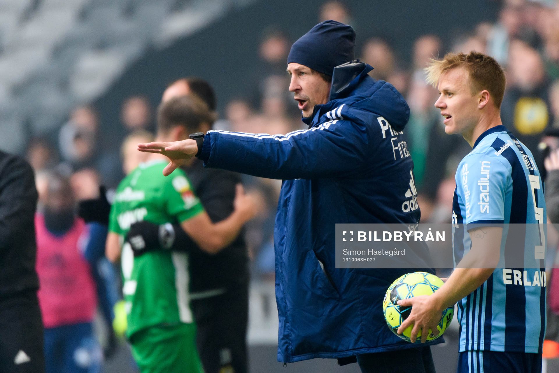 Djurgårdens tränare Thomas Lagerlöf