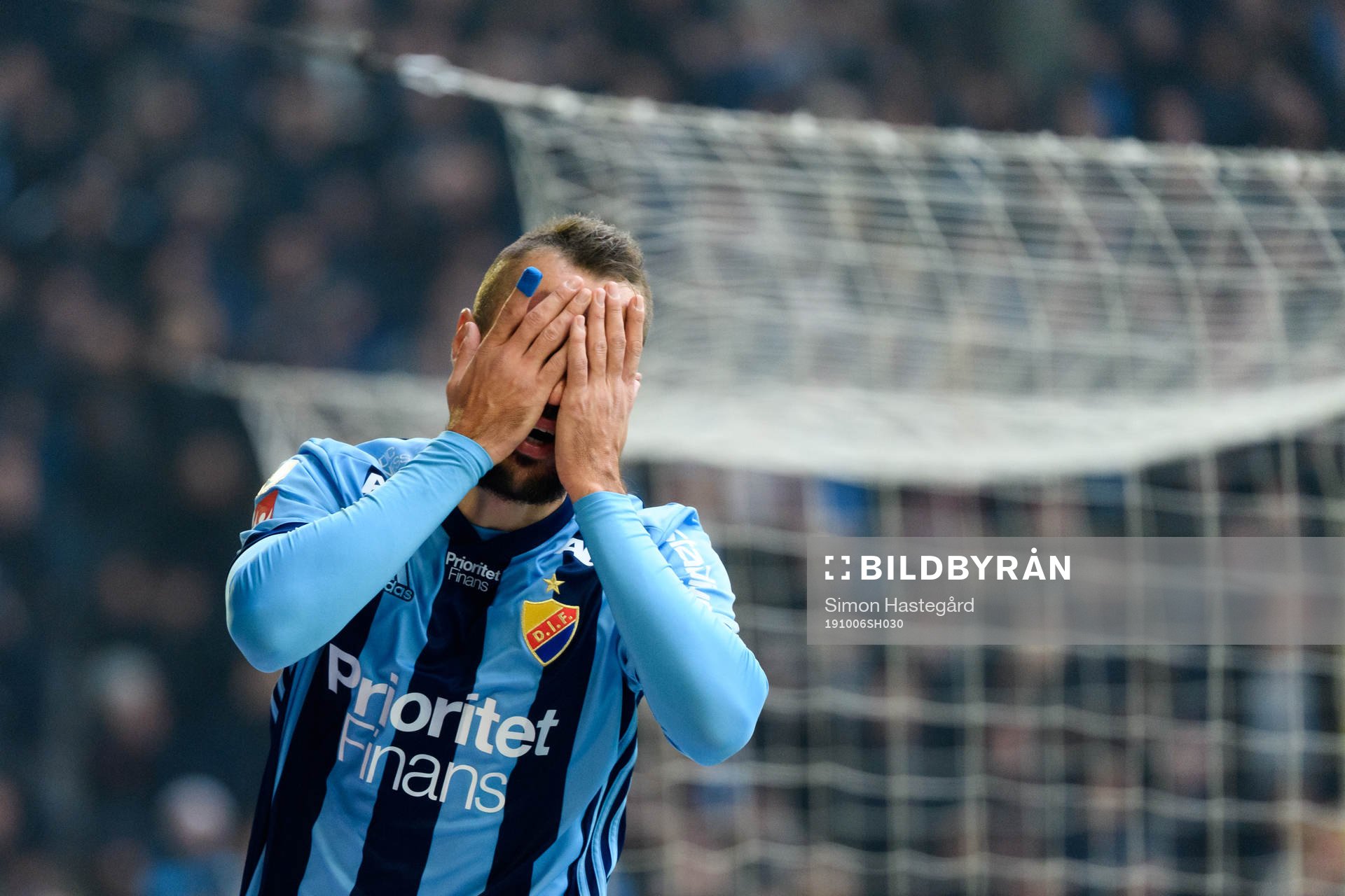 Djurgårdens Emir Kujovic deppar