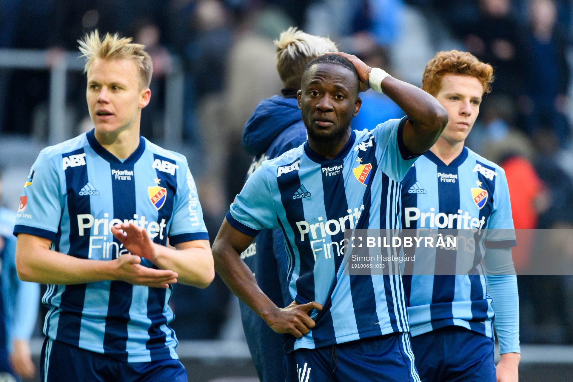 Djurgårdens Mohamed Buya Turay deppar