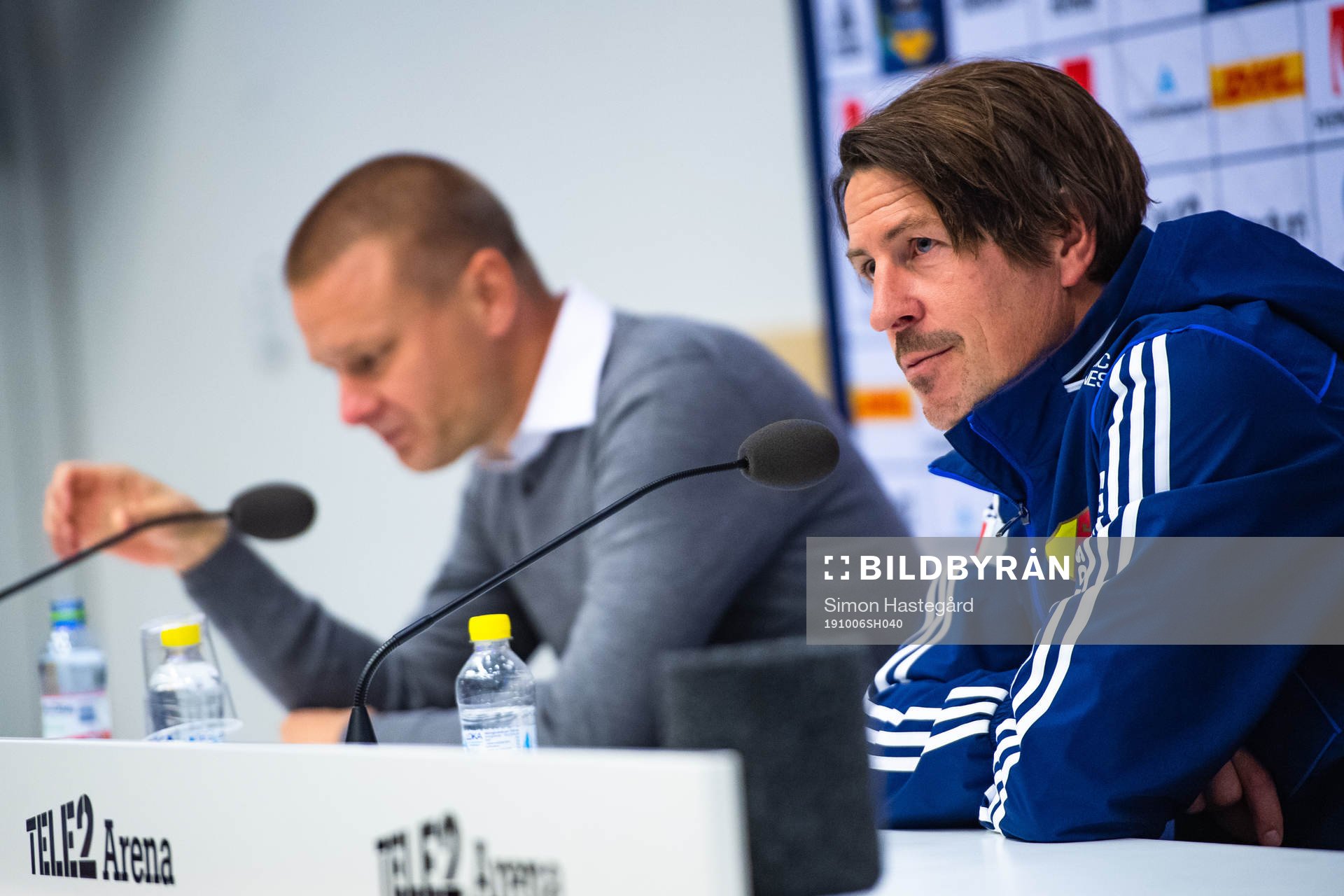 Hammarbys tränare Stefan Billborn och tränare Thomas