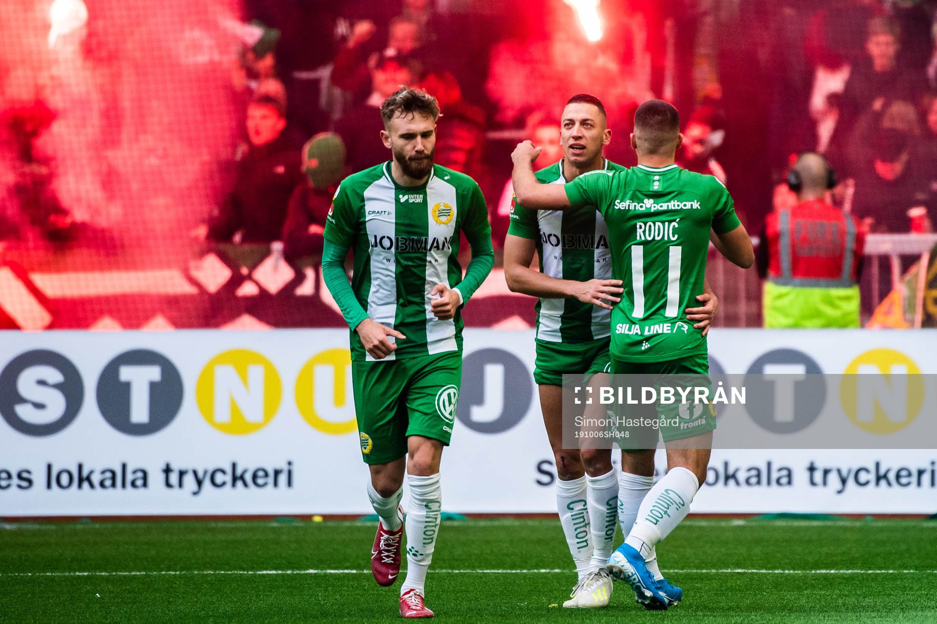 Hammarbys Nikola Djurdjic jublar