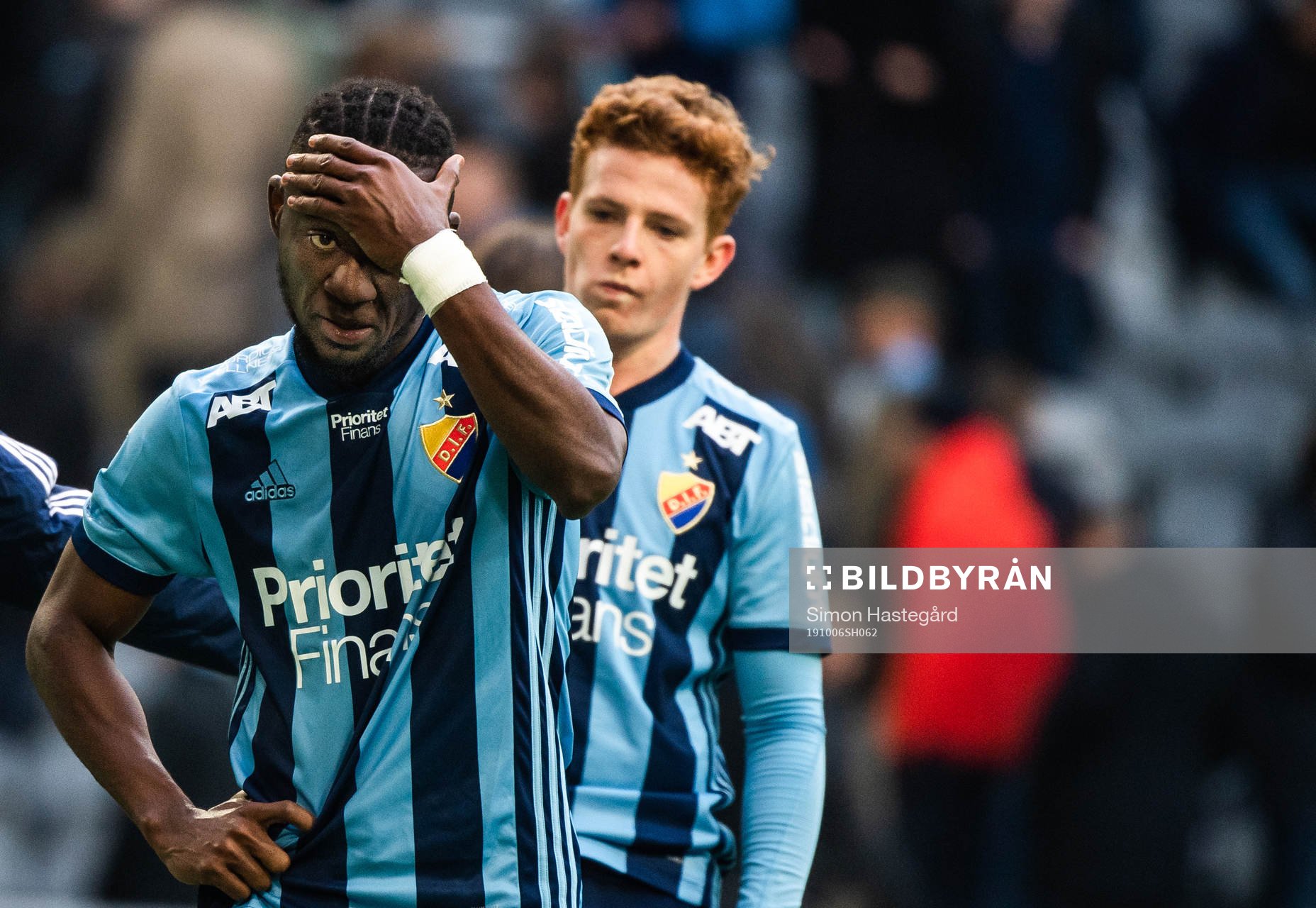 Djurgårdens Mohamed Buya Turay deppar