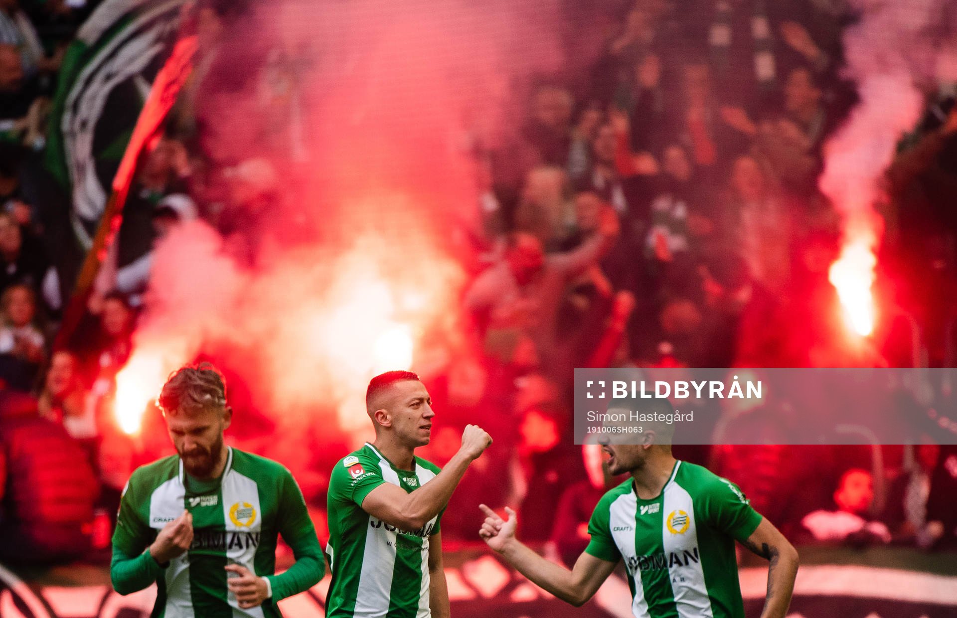 Hammarbys Nikola Djurdjic jublar