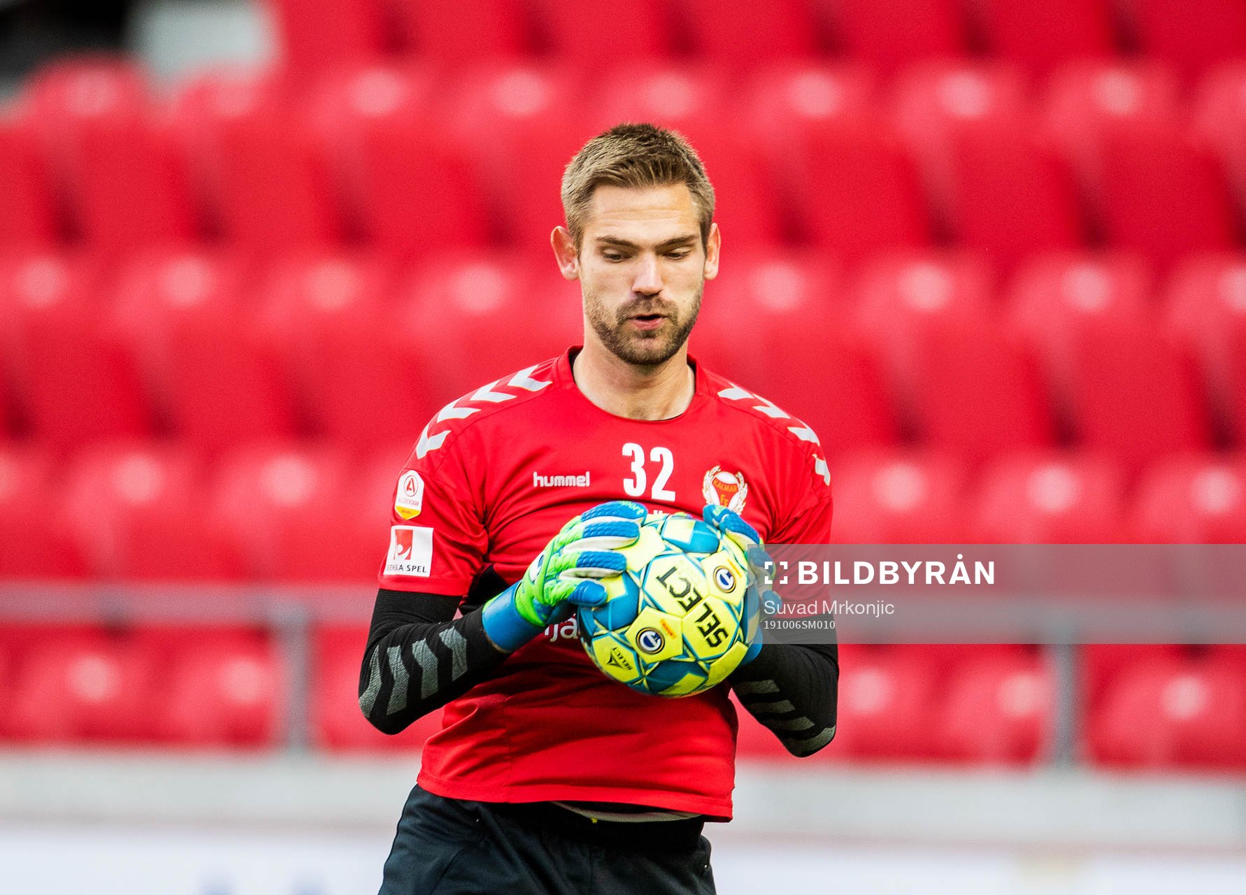 Kalmars målvakt Lucas Hägg-Johansson