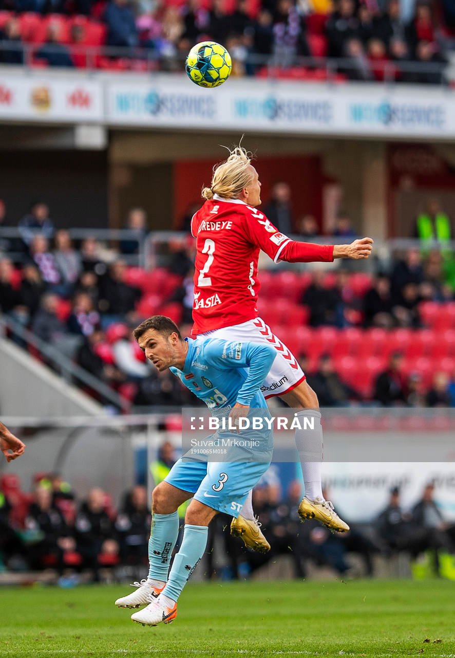 Kalmars Henrik Löfkvist och AFC Eskilstunas Kadir Hodzic