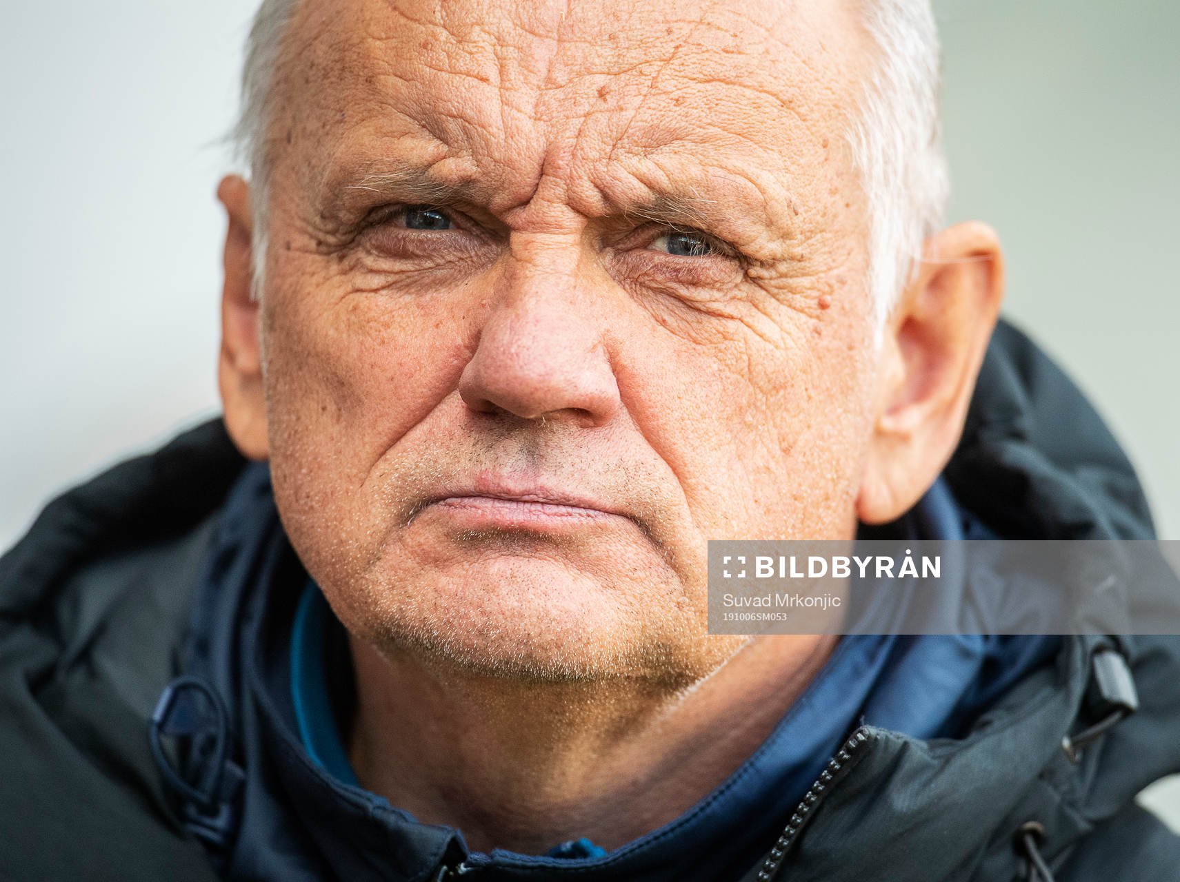 AFC Eskilstunas tränare Saulius Sirmelis under fotbollsmatchen i Allsvenskan mellan Kalmar och AFC Eskilstuna den 6 oktober 2019 i Kalmar.