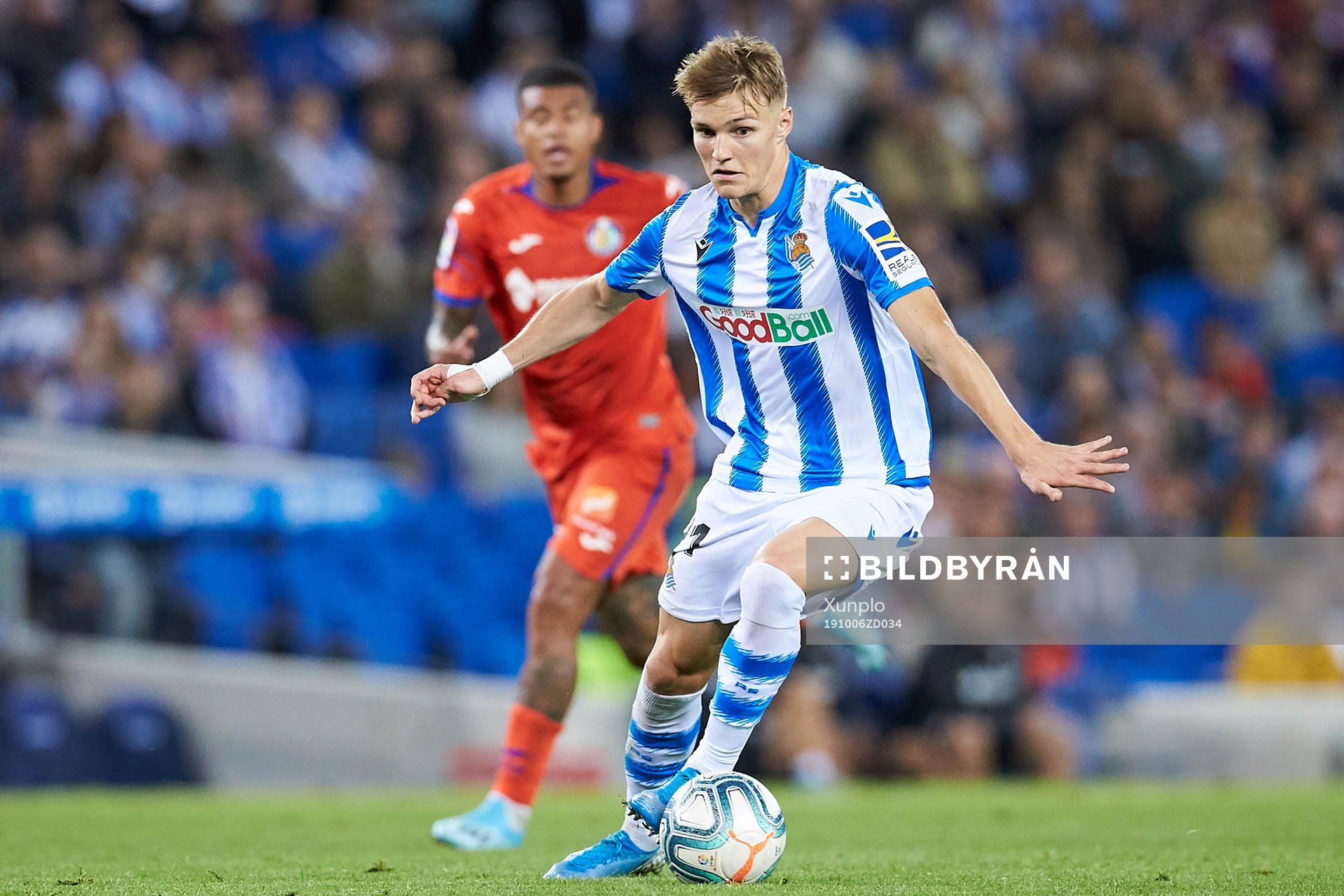 Martin Ødegaard of Real Sociedad