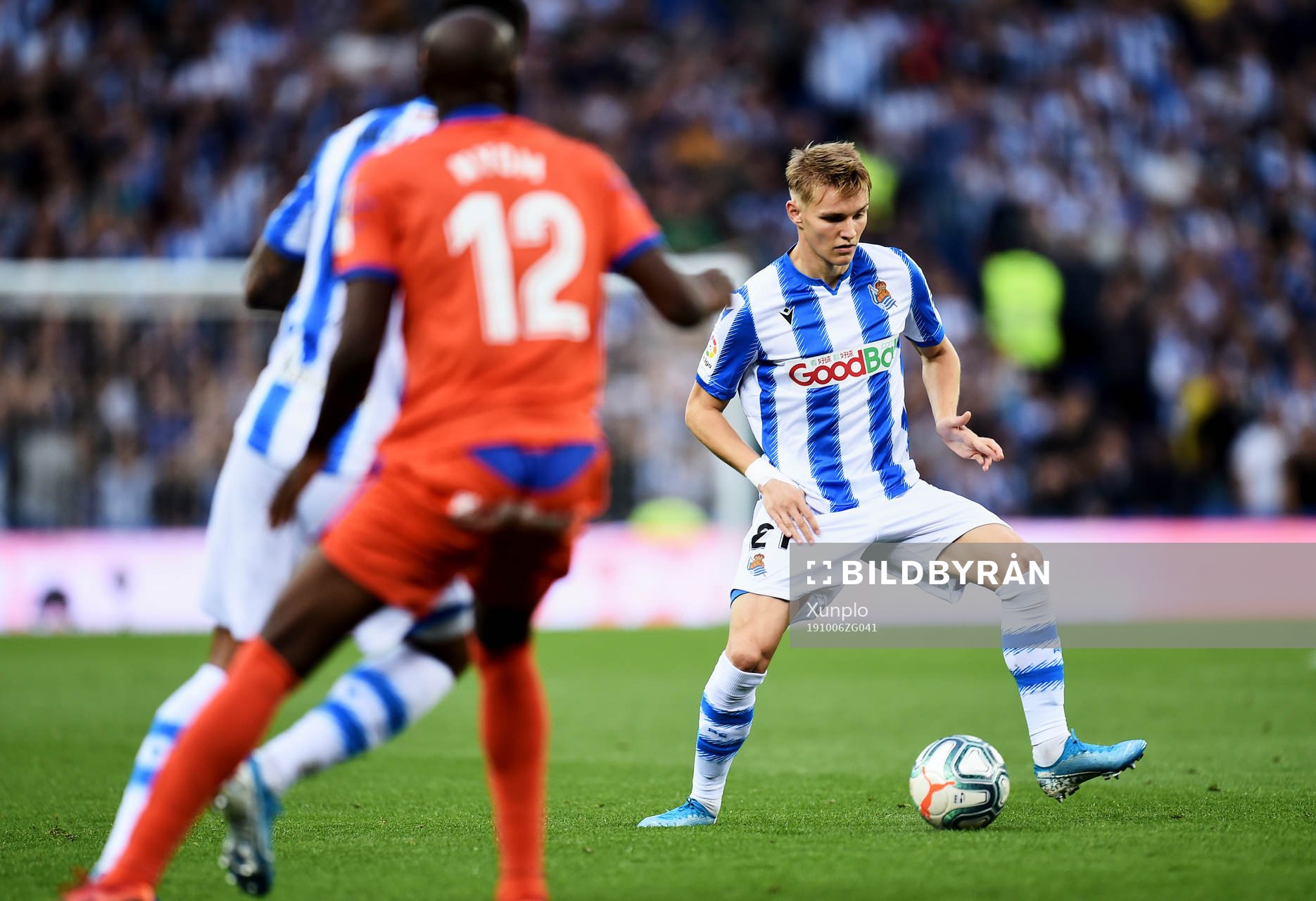 Martin Odegaard of Real Sociedad