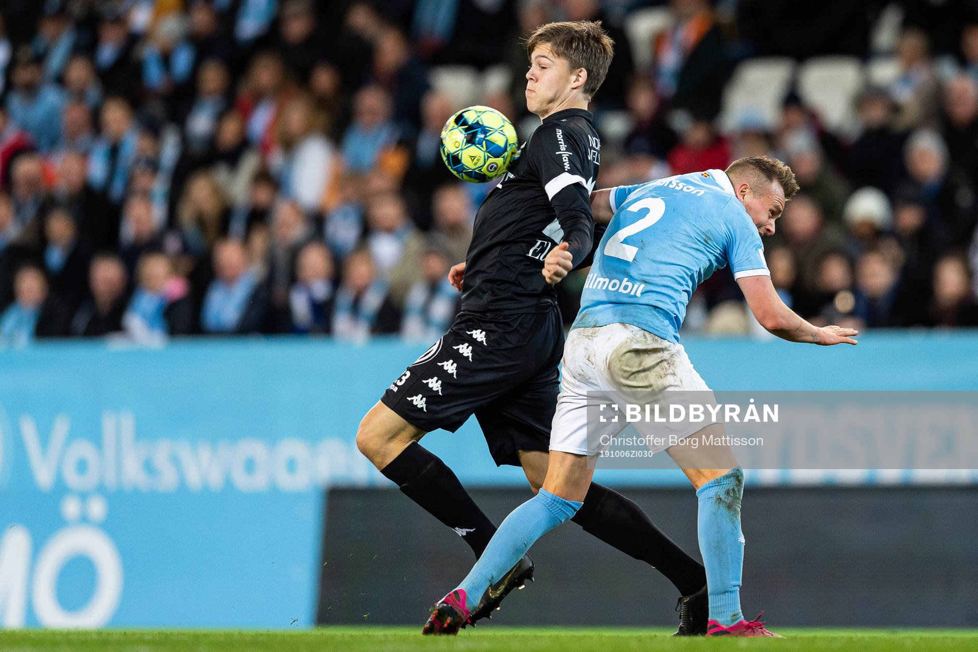 IFK Göteborgs Emil Holm och Malmö FFs Eric Larsson