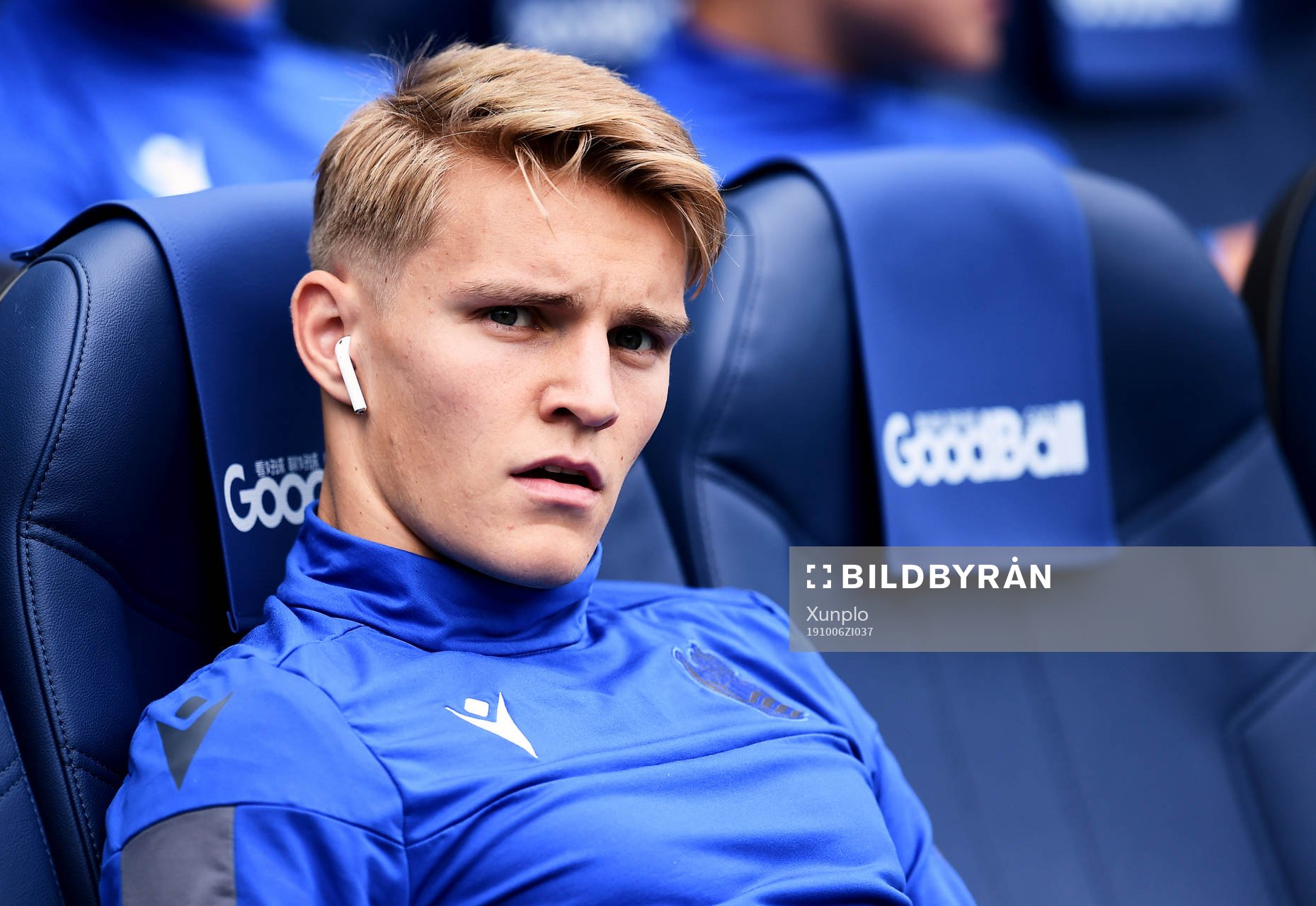 Martin Odegaard of Real Sociedad looks