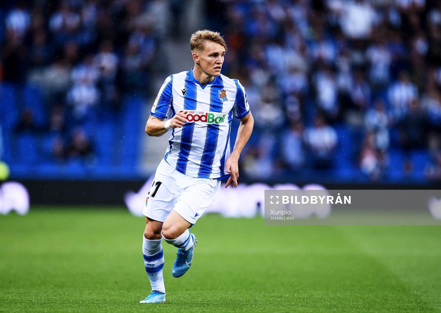 Martin Odegaard of Real Sociedad