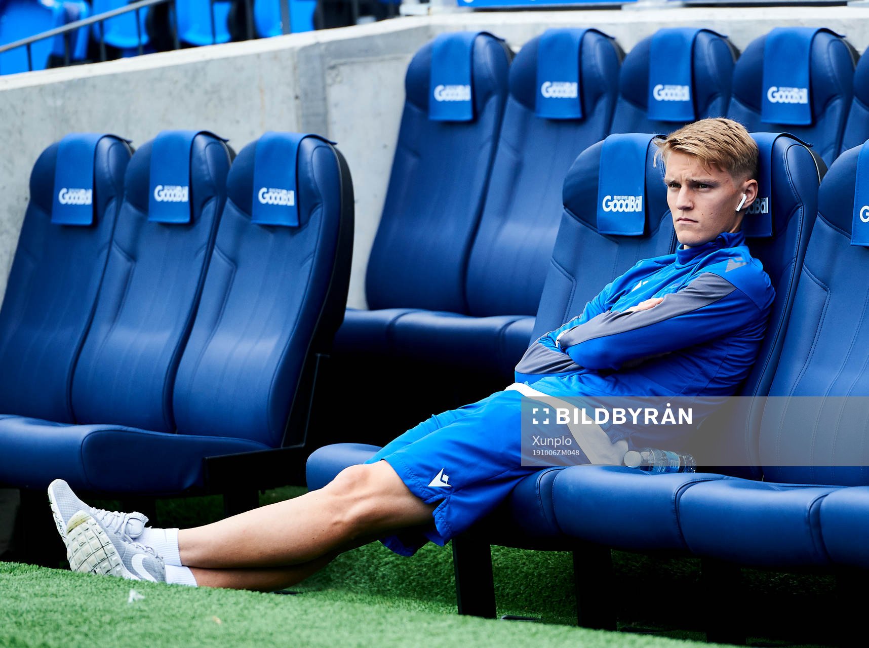 Martin Odegaard of Real Sociedad looks