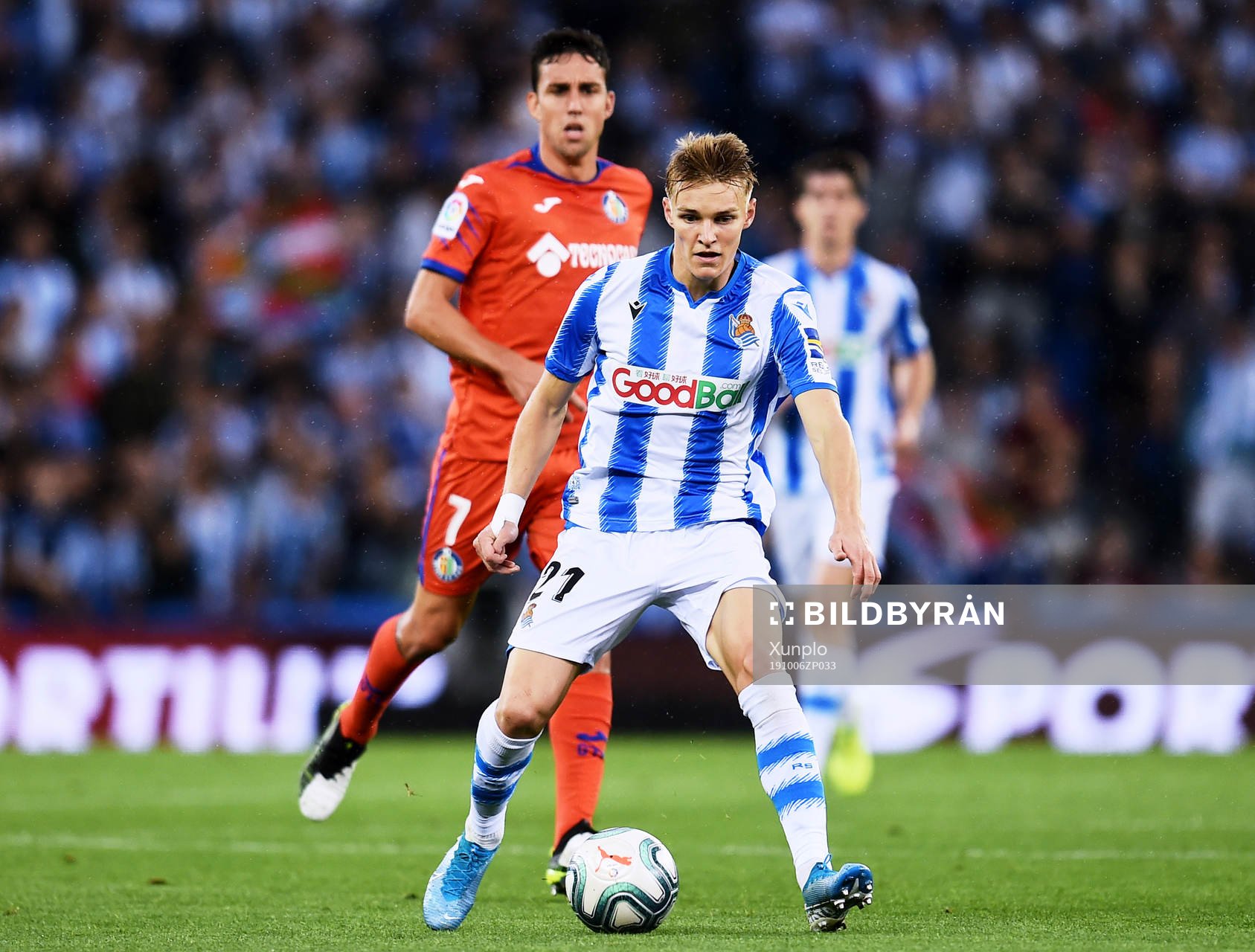 Martin Odegaard of Real Sociedad