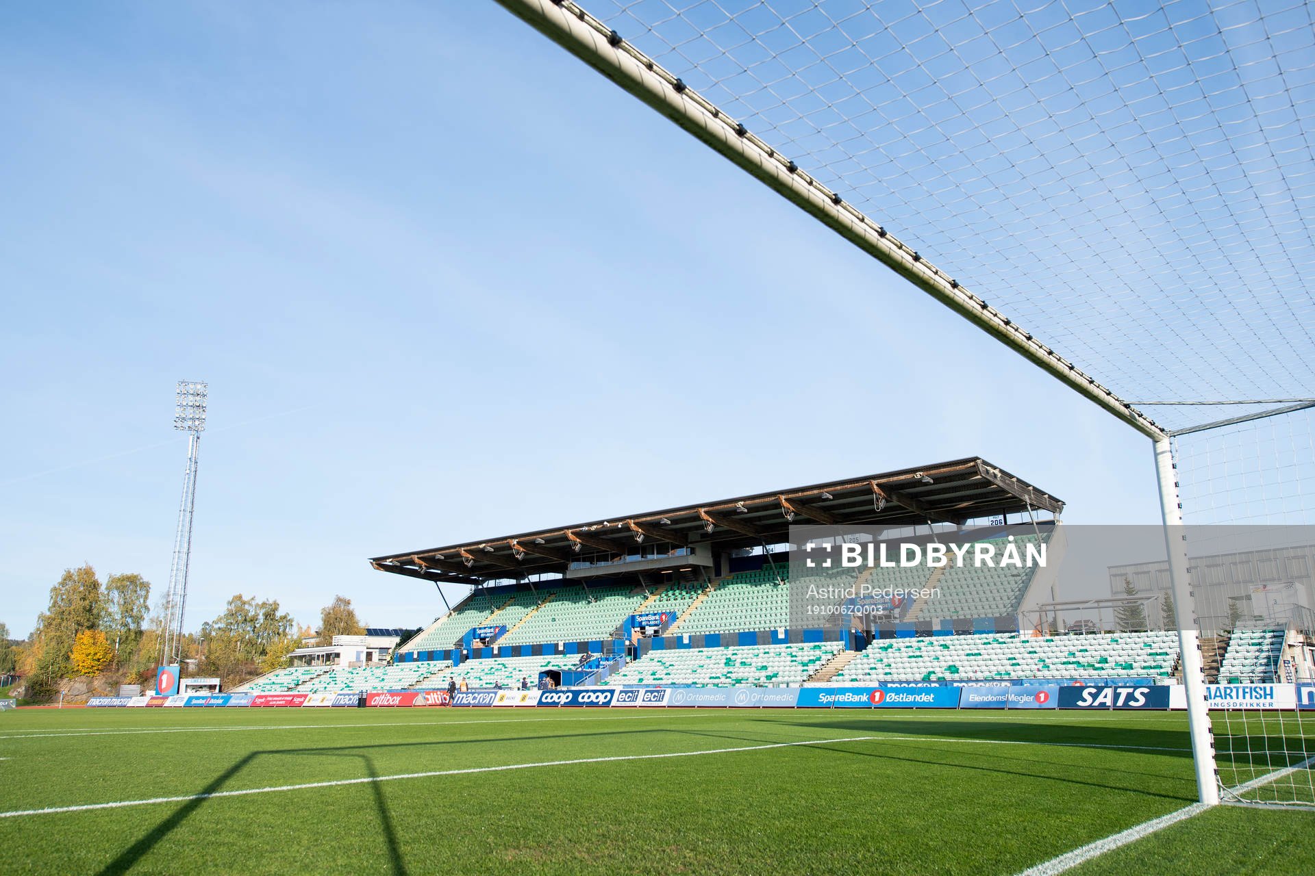 General view of Nadderud Stadion